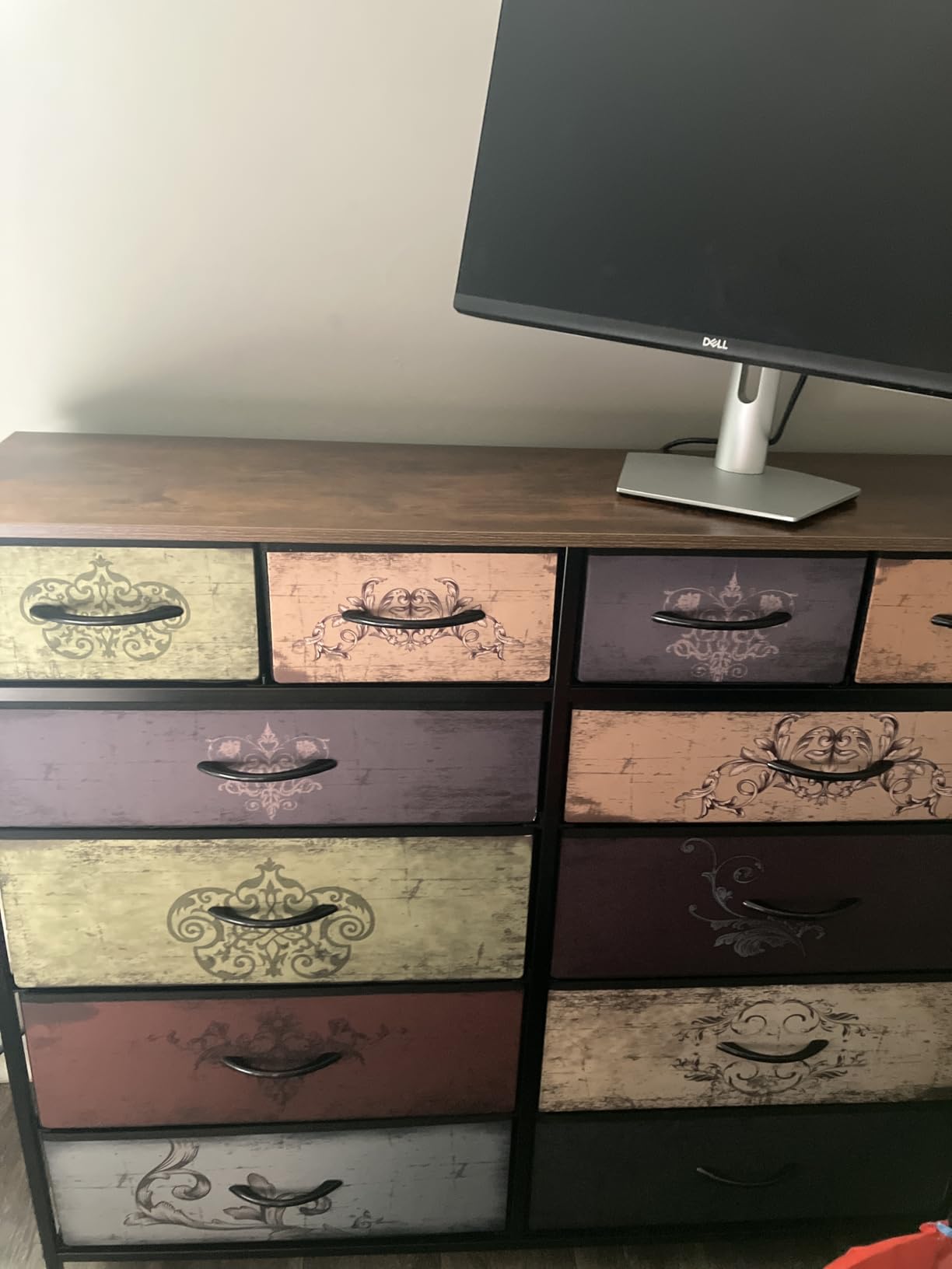 VASICAR Large Dresser for Bedroom with 12 Drawers, Tall Fabric Dressers customer photo 2