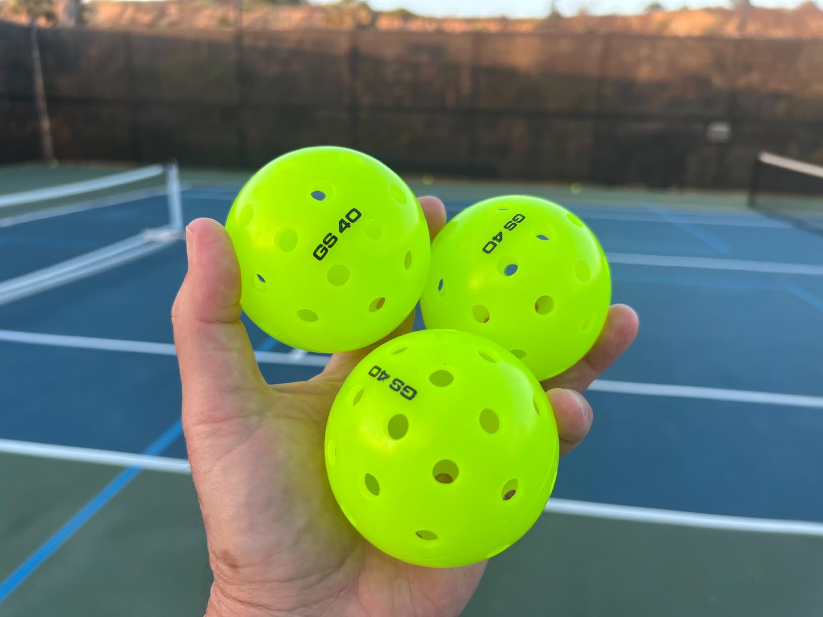 GoSports GS 40 Pickleball Balls - 4, 12, or 36 Pack of Regulation USAPA Pickleballs customer photo 1