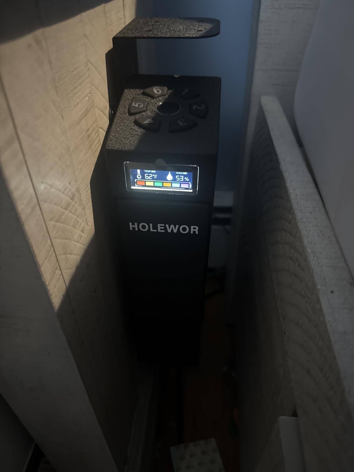 Drop Down Biometric Gun Safe for Handgun Mounted for Bedside Desk customer photo 2