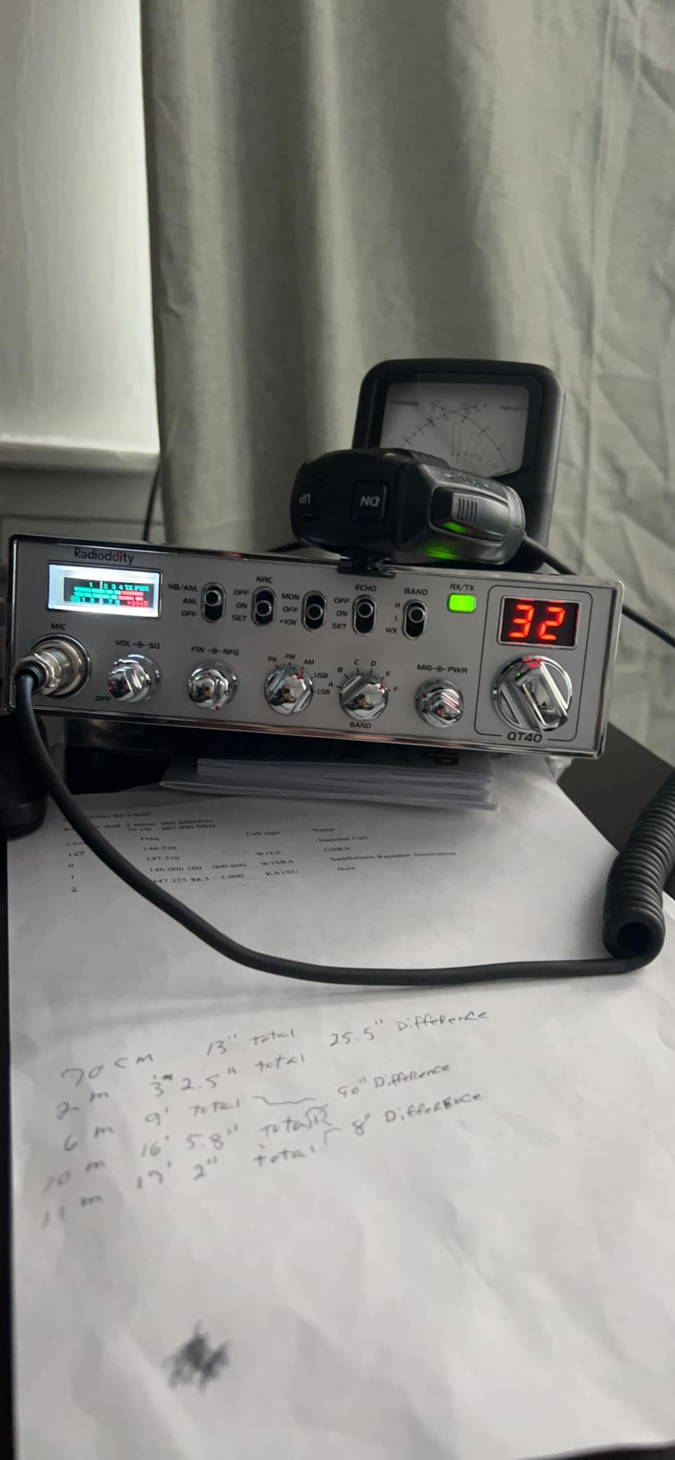 Radioddity QT40 10 Meter Mobile Ham Radio SSB/AM/FM/PA 40W, NOAA Alert customer photo 2