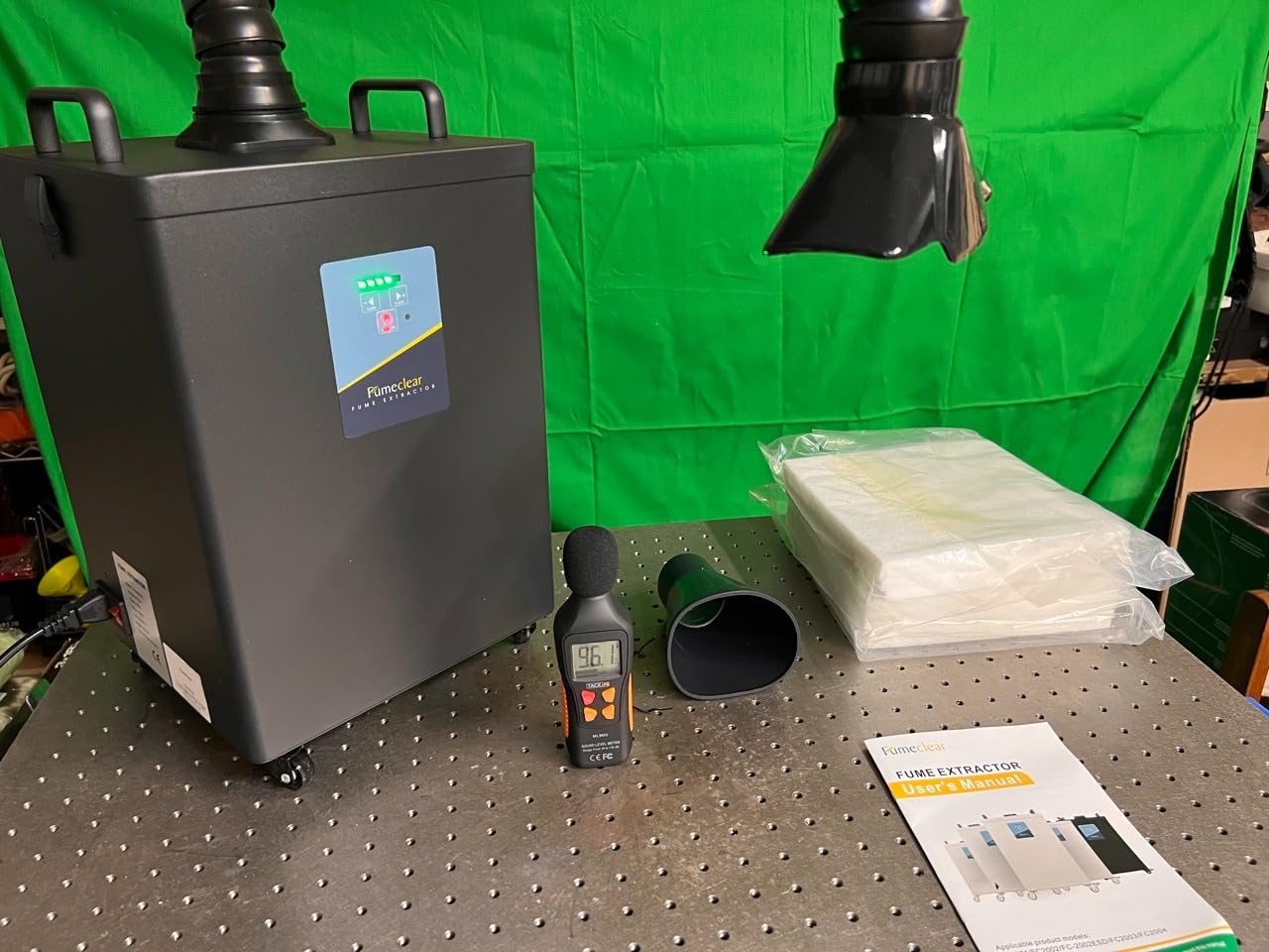 FumeClear FC-2002 Laser Fume Extractor with H13 Filtration for Fume Removal customer photo 2