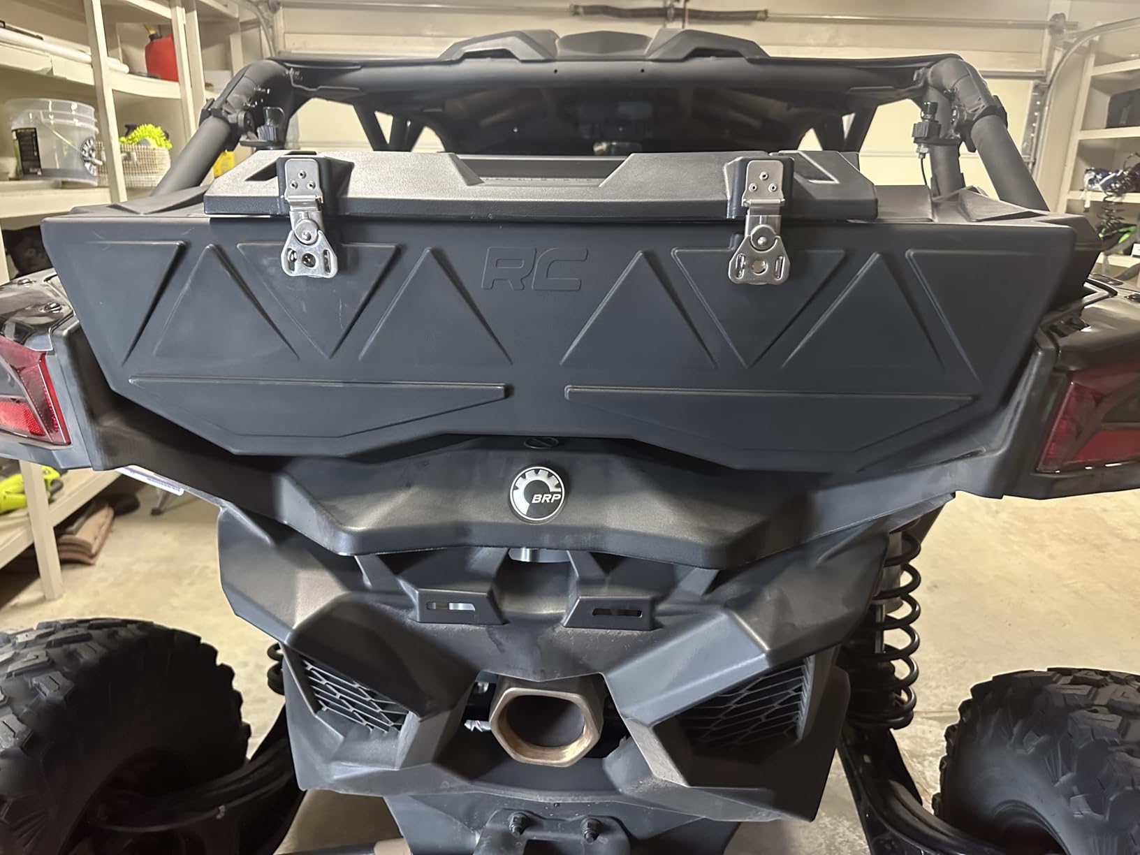 Rough Country Rear Bed Cargo Box for Can-Am Maverick X3 (2 & 4-Seat Models) - 45-Gallon Storage Capacity, Watertight Seal, High-Impact UV-Resistant, Lockable Latches customer photo 1