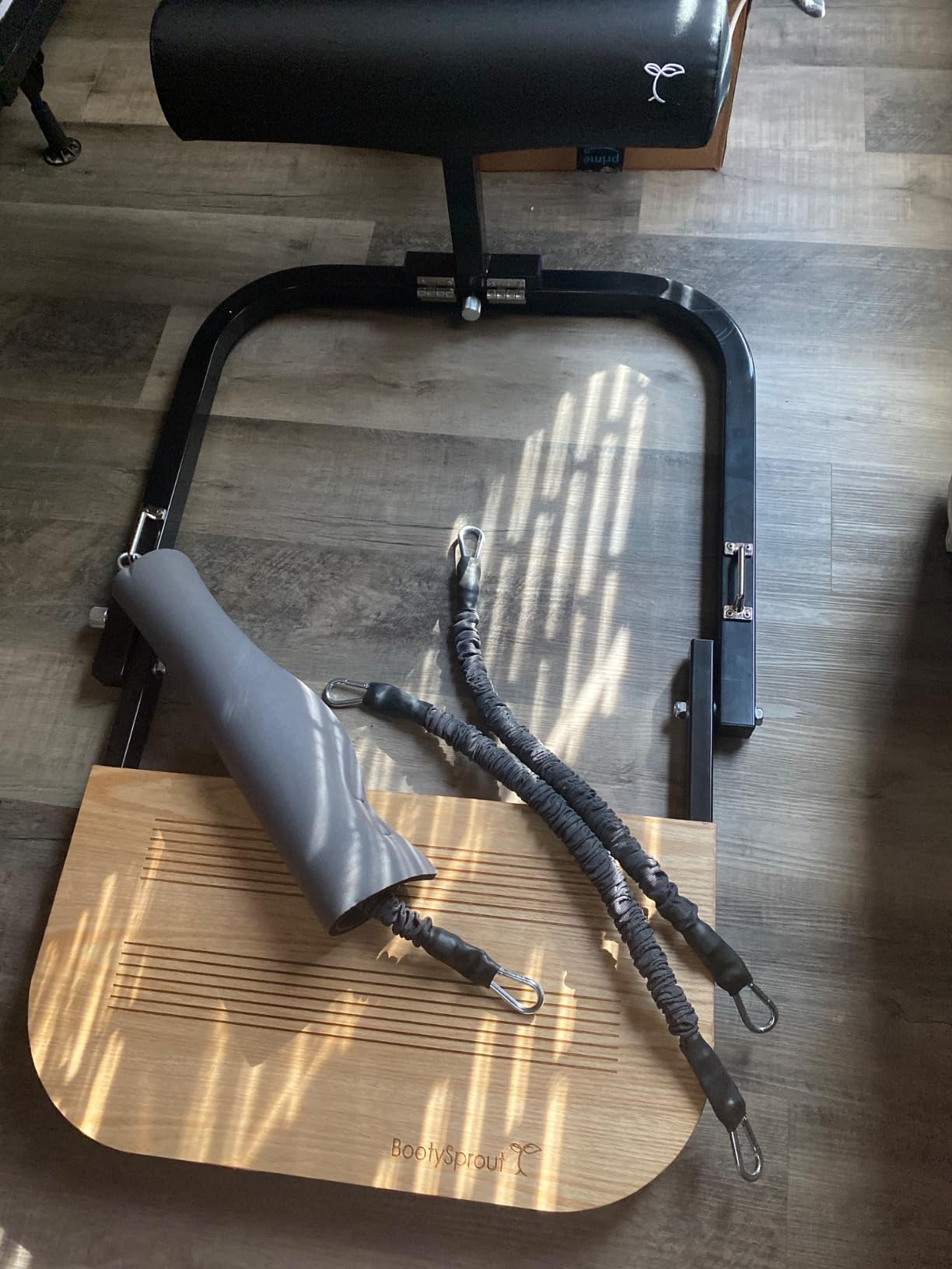 BootySprout Hip Thrust Machine for High Resistance Glute Training - Home Gym Workout - Comes with 45, 90, and 135 Lbs of Resistance customer photo 2