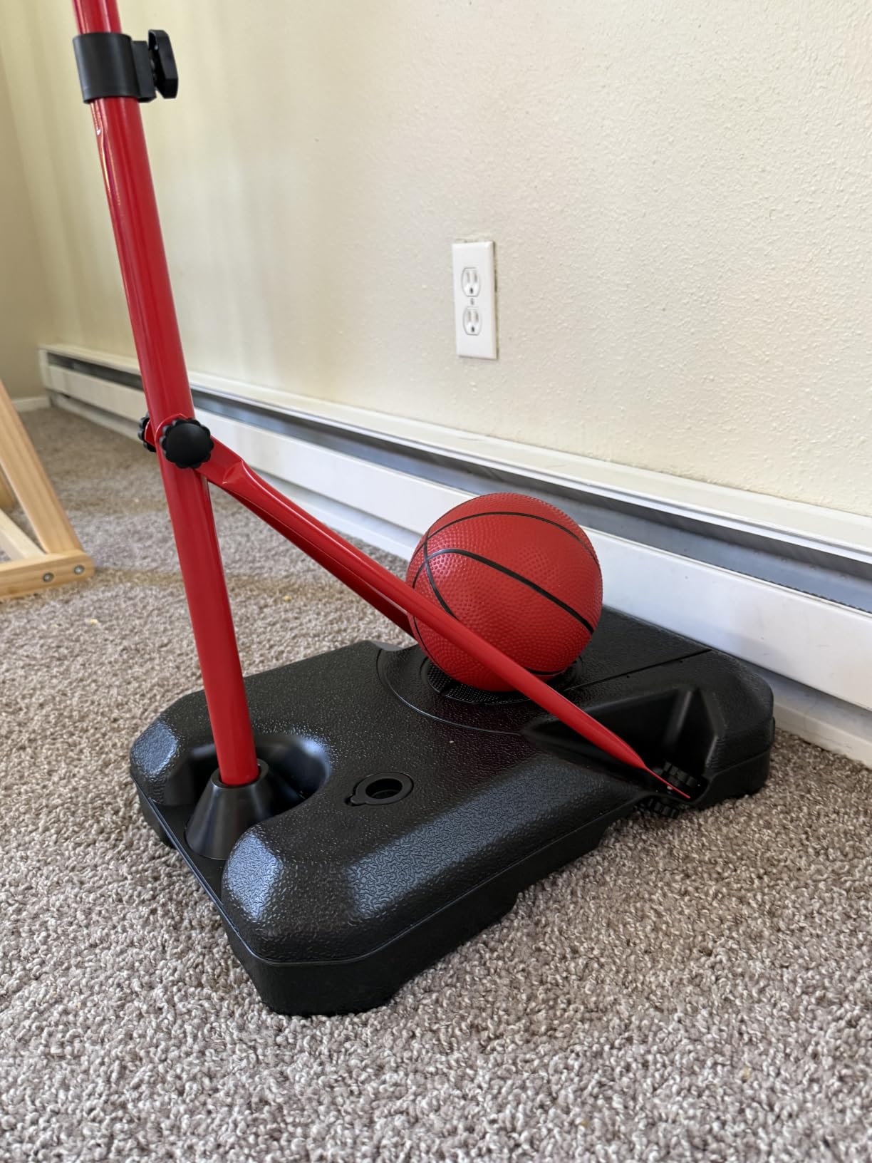 Kids Basketball Hoop, Adjustable Height Toddler Basketball Hoop Indoor Toys customer photo 2