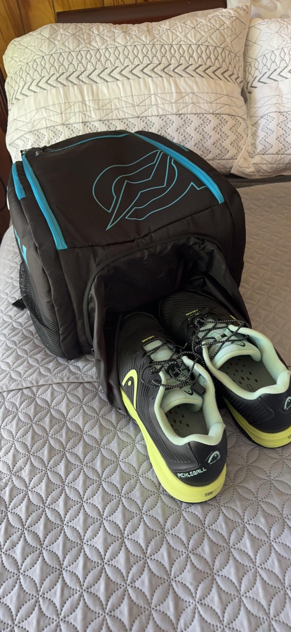 A11N SPORTS Tournament Pickleball Bag Backpack for Men & Women, Holds 4 Paddles, Shoe Compartment, Fence Hook customer photo 1
