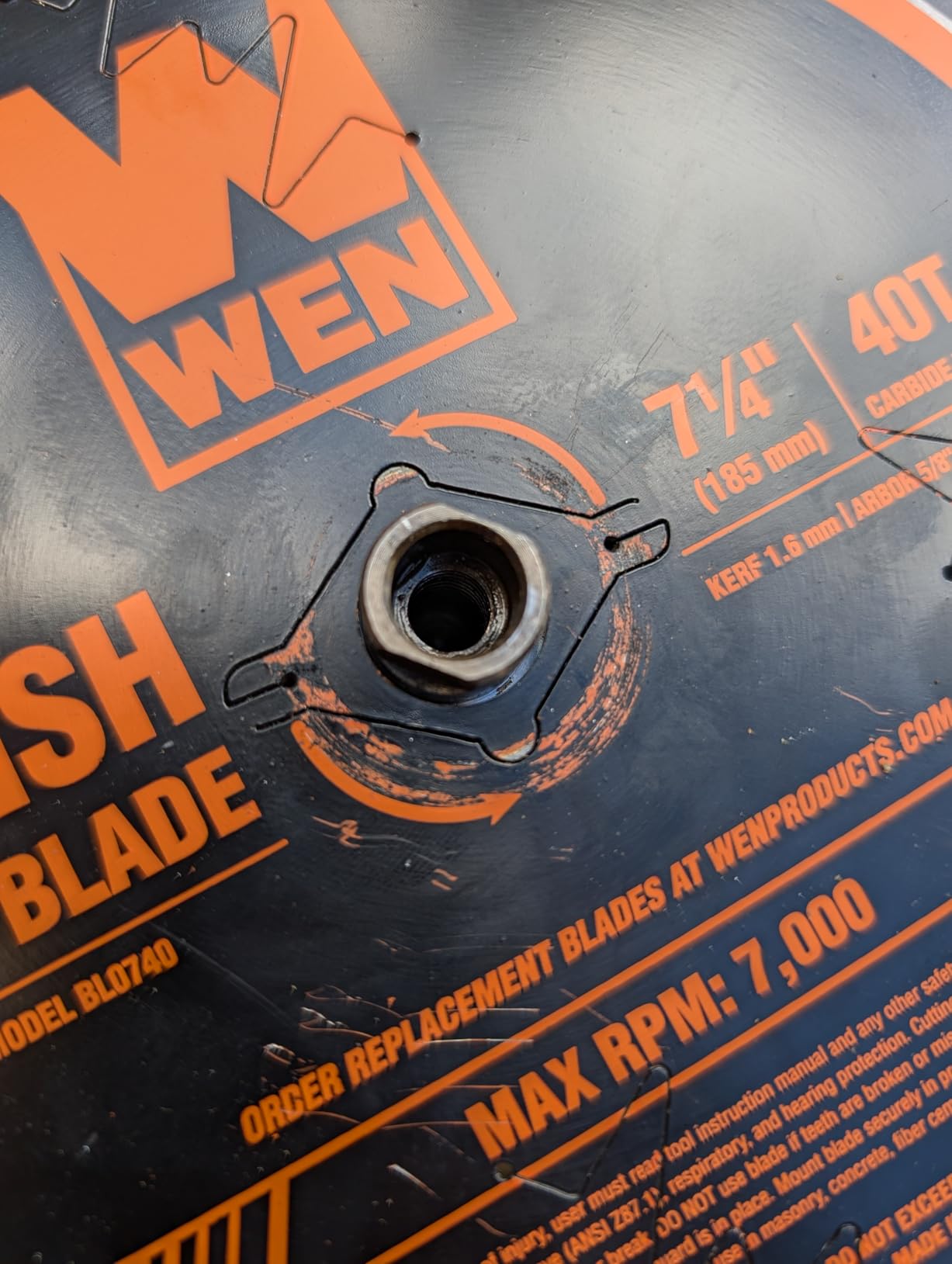 WEN 7.25-Inch Track Saw, Variable Speed (CT1274), Corded Electric customer photo 2