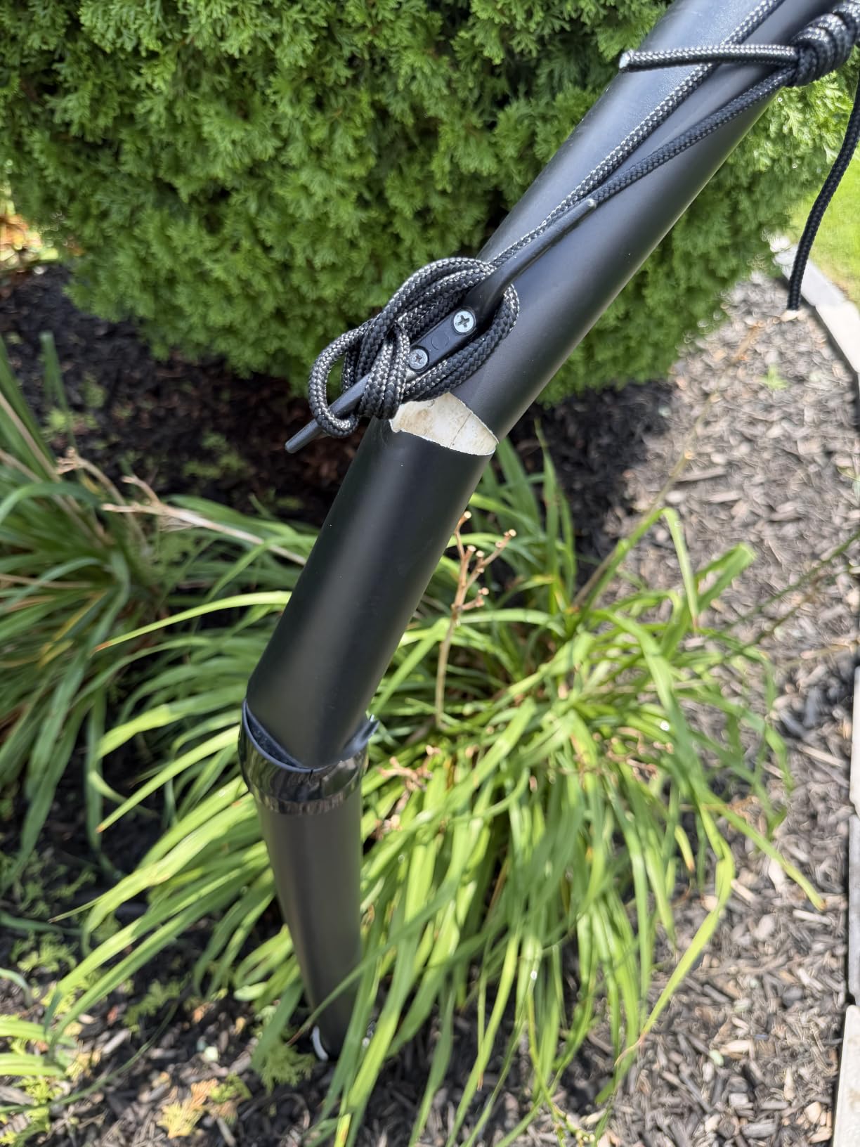 25FT Heavy Duty Flag Pole for Outside House, High Hardness Aluminum customer photo 2