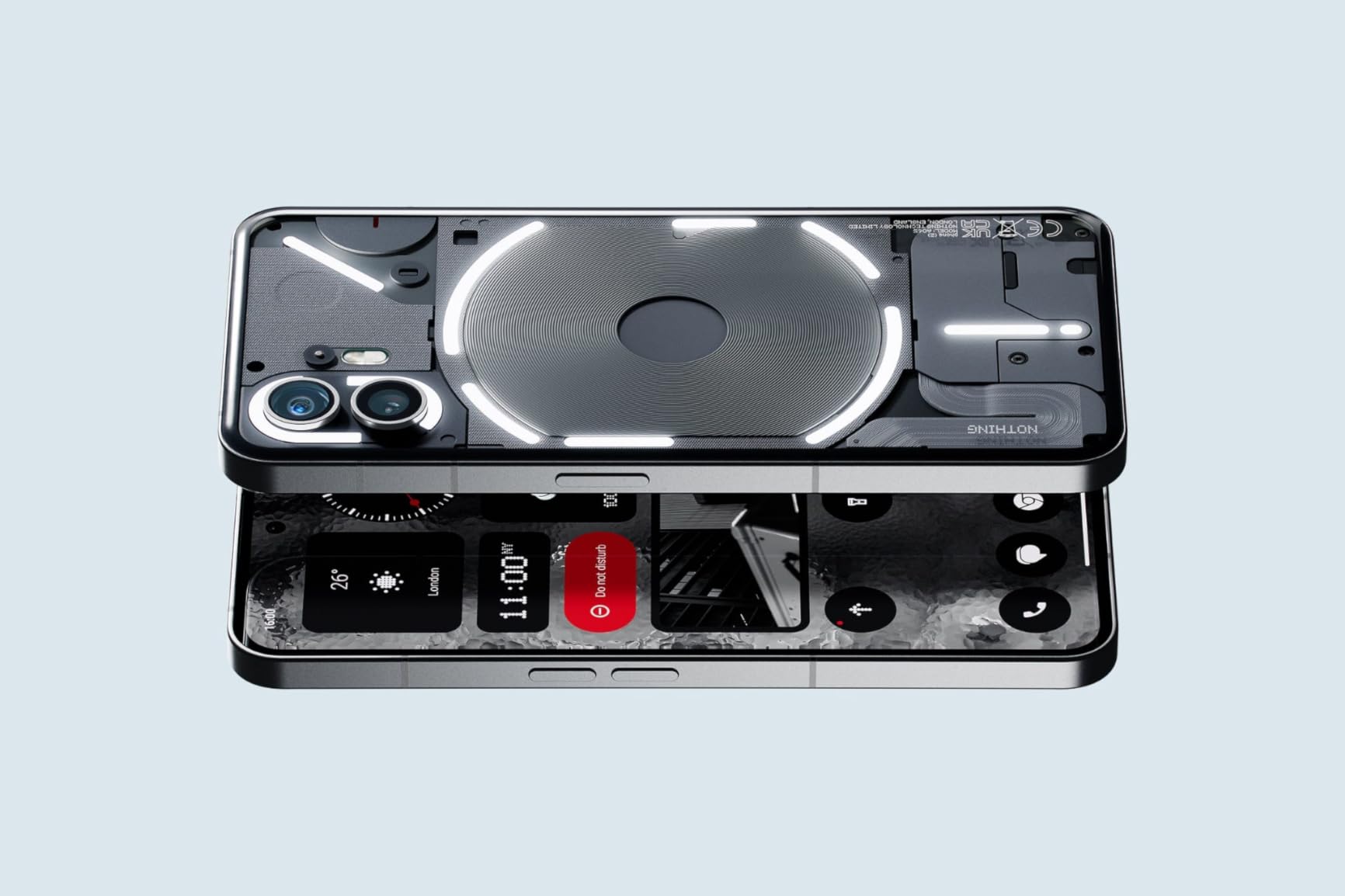 Nothing Phone (2) - 256 GB + 12 GB Ram, Glyph Interface, OS 2.0, 50 MP Dual Camera,OIS, 6.7” LTPO OLED Display, 4700mAh Battery, Water Resistant IP54, LTE, GSM only, Android Phone, White customer photo 2