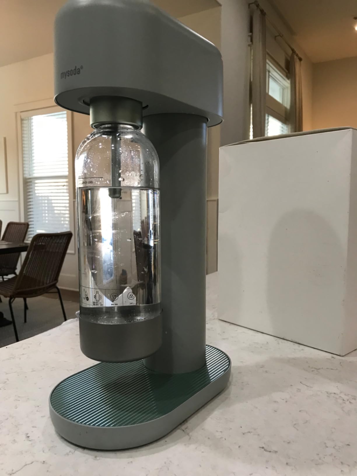 Mysoda Ruby 2 Sparkling Water Maker - with 1L Bottle - Black Copper customer photo 1