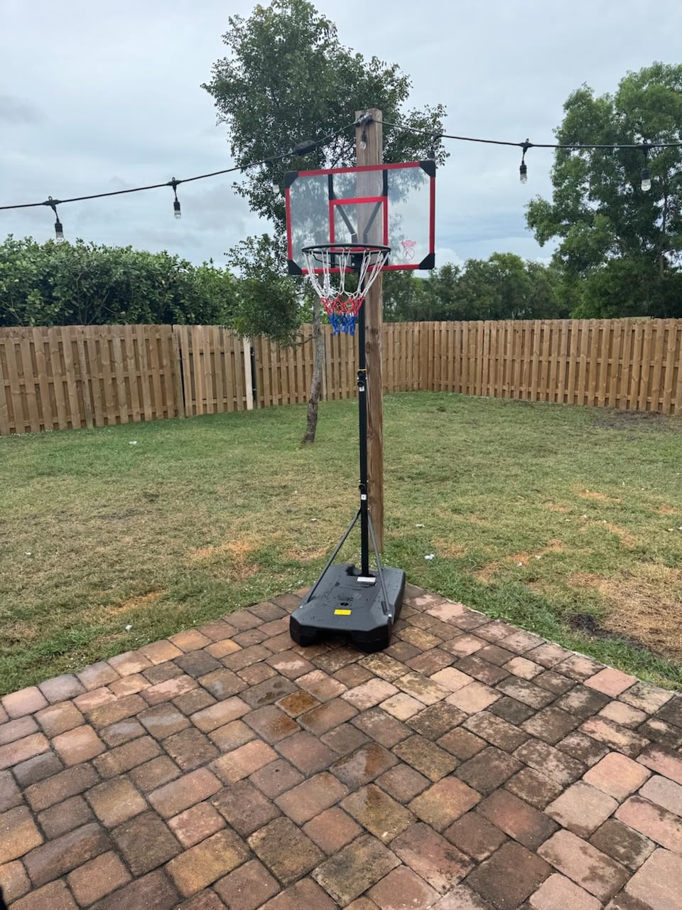 Yohood Kids Basketball Hoop Outdoor 4.82-8.53ft Adjustable, Portable Basketball Hoops & Goals for Kids/Teenagers/Youth in Backyard/Driveway/Indoor, with Enlarged Base and PC Backboard customer photo 1
