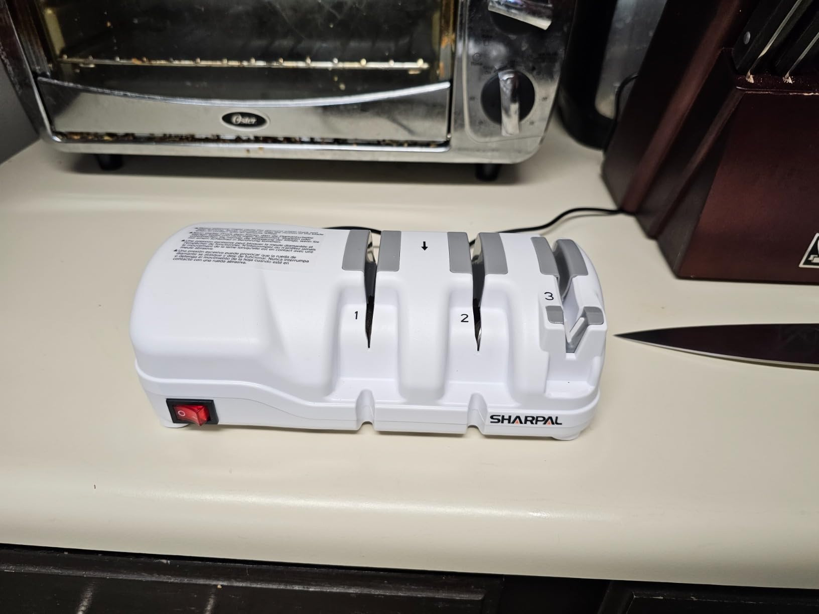 SHARPAL 198H Electric Knife Sharpener 3 Stage with Diamond Wheels customer photo 1