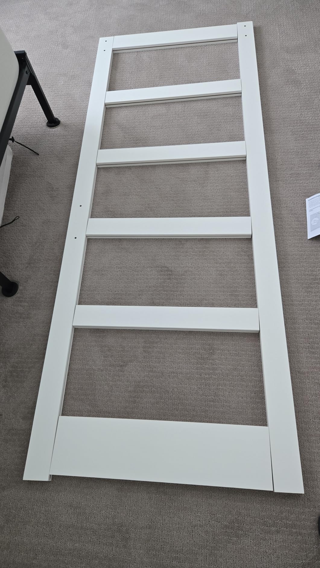 24 x 84 Inch Glass Sliding Barn Door Slab and 4ft Hardware Kit Included, 5 Frosted Glass, LVL Wood Panel Covered with White Water-Proof Scratch-Resistant PVC Surface, Simple DIY Assembly customer photo 2