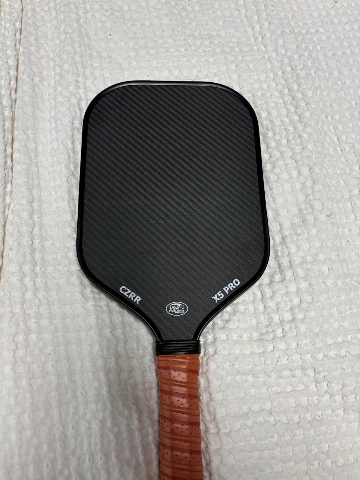 Pickleball Paddle, USA Pickleball Approved, 3K Raw Carbon Fiber Surface (CFS) High Grit & Spin, with 16MM Polypropylene Honeycomb Core, Ideal for Novice and Professional Players customer photo 2