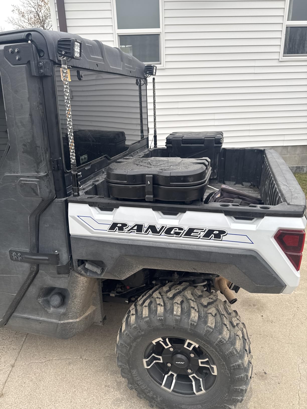 StarknightMT UTV Bed Storage Box 6.34 GAL Compatible with Polaris Ranger customer photo 1