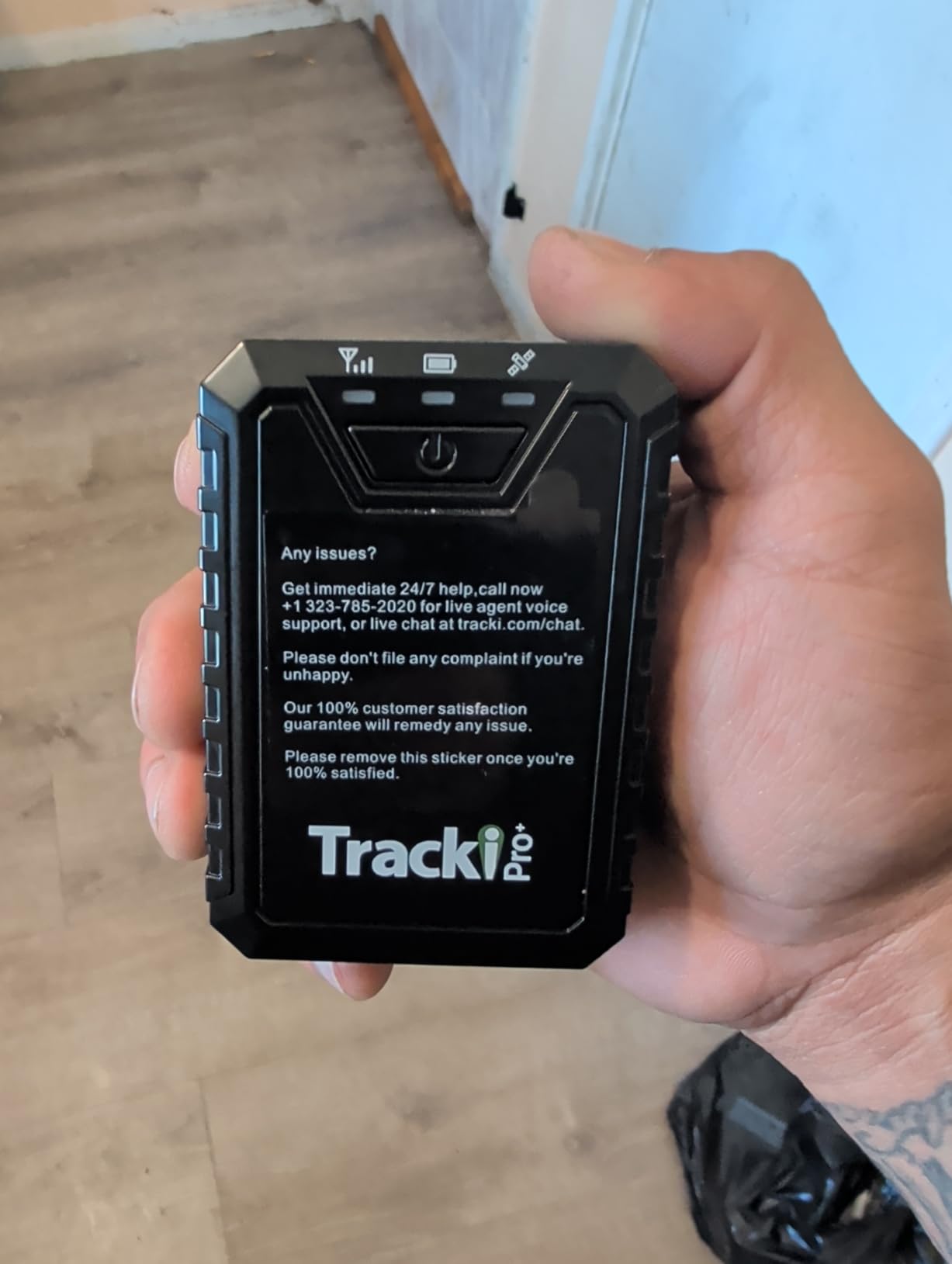 Tracki Pro GPS Tracker for Vehicles, 4G LTE, Long Battery Life customer photo 2