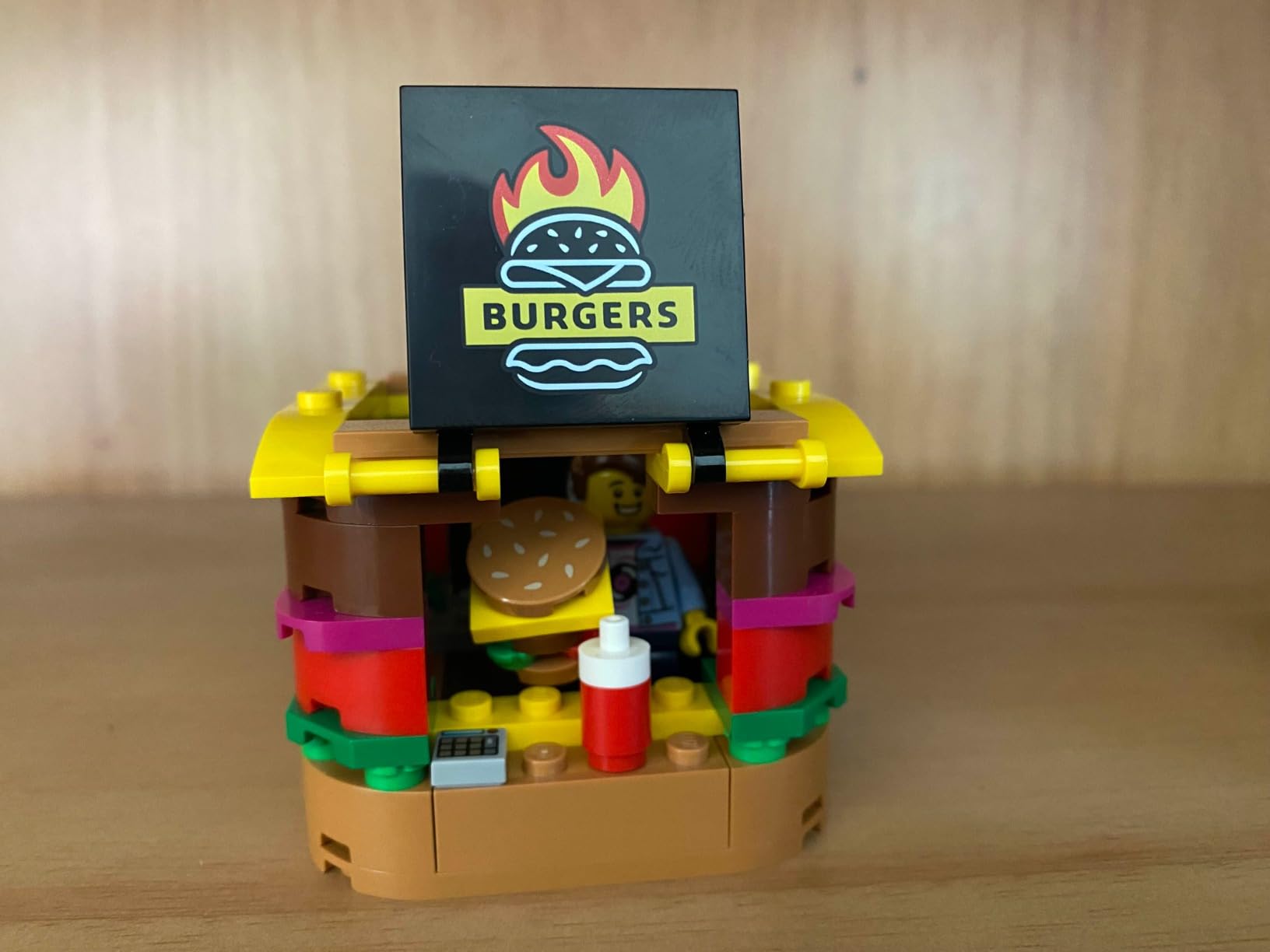 LEGO City Burger Truck Toy Building Set, Fun Gift for Kids Ages 5 Plus, Burger Van and Kitchen Playset, Vendor Minifigure and Accessories, Imaginative Pretend Play for Boys and Girls, 60404 customer photo 2
