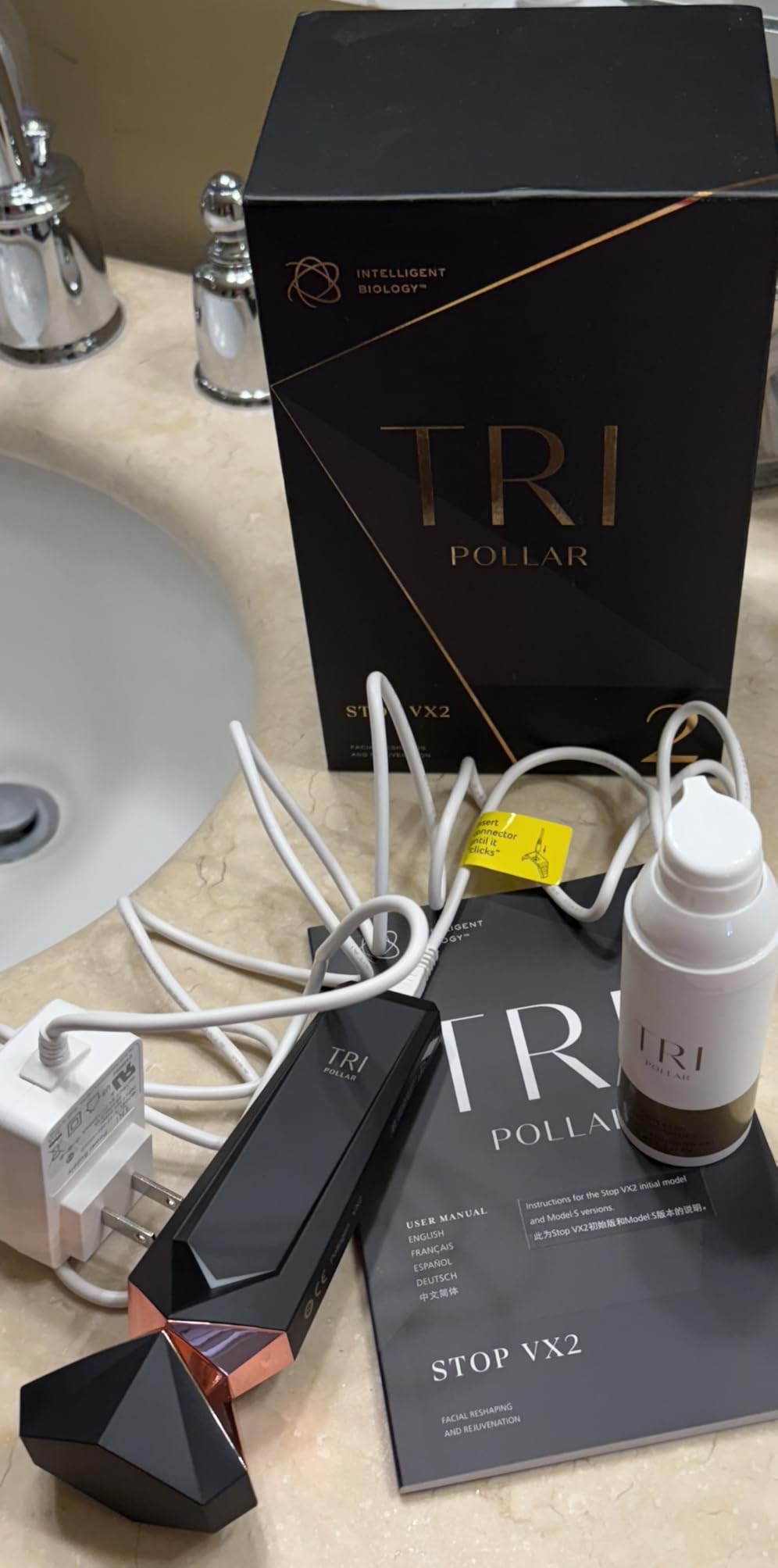 TriPollar Stop Vx 2 | Pollogen Stop U Model UXV Device | New Multi-RF + DMA Technology | at-Home Facial Device customer photo 1