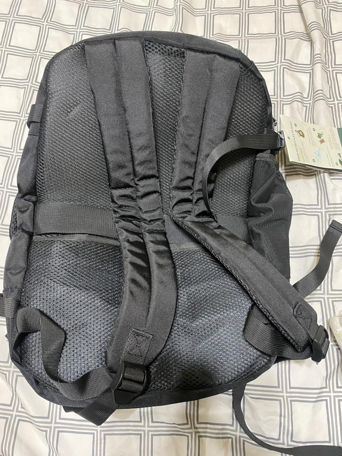 ECOHUB Travel Backpack 18x14x8 Frontier Airlines Personal Item Bag Black | Carry On Backpack with 13 Pockets, Casual Daypack for Men Women Airline Approved Water Resistant Back pack with Charging Port customer photo 2