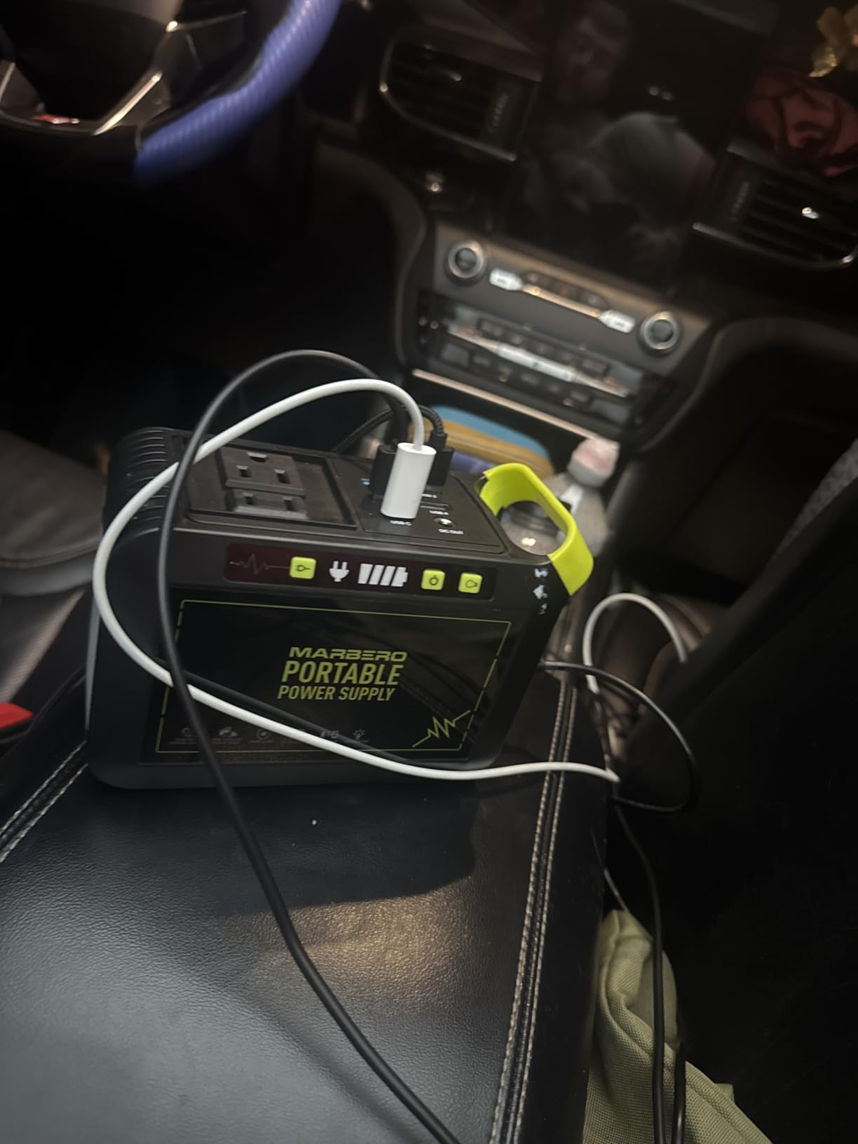 Portable Power Station 300W MARBERO 237Wh Camping Solar Generator Backup Lithium Battery with Pure Sine Wave 110V AC Outlet, USB C, USB A, DC for Outdoors Camping CPAP Home Blackout Emergency customer photo 2