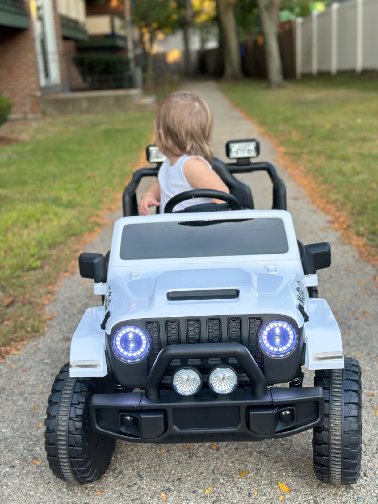 Joywhale 12V Kids Ride on Truck Electric Vehicle for Kids, Pink customer photo 2