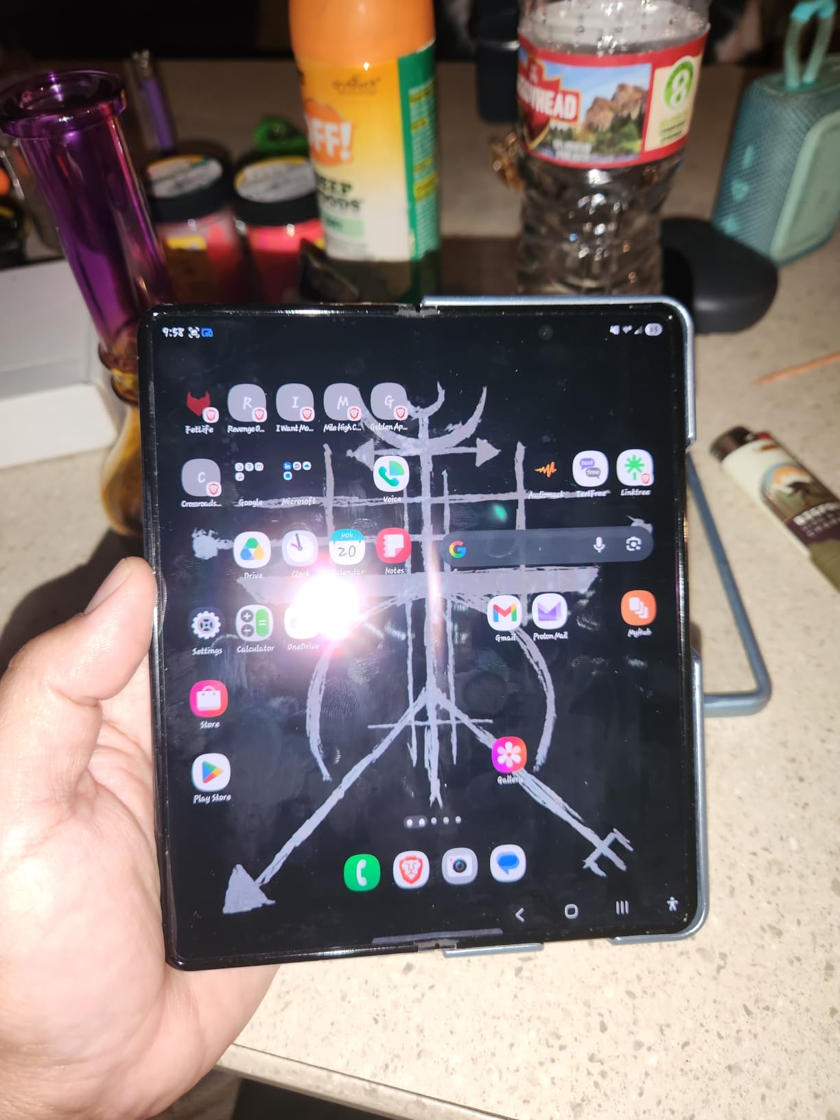 Samsung Galaxy Z Fold 5 5G US Version, 512GB, Phantom Black - Unlocked (Renewed) customer photo 2