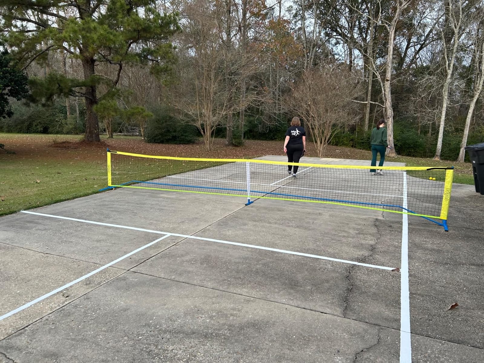 Zdgao Portable Pickleball Net with Pickleballs and Carry Bag for Driveway | 22FT Regulation Size Pickle Ball Net, Weather Resistance Strong Steel Frame, Easy Setup for Indoor Gym, Outdoor Court customer photo 2