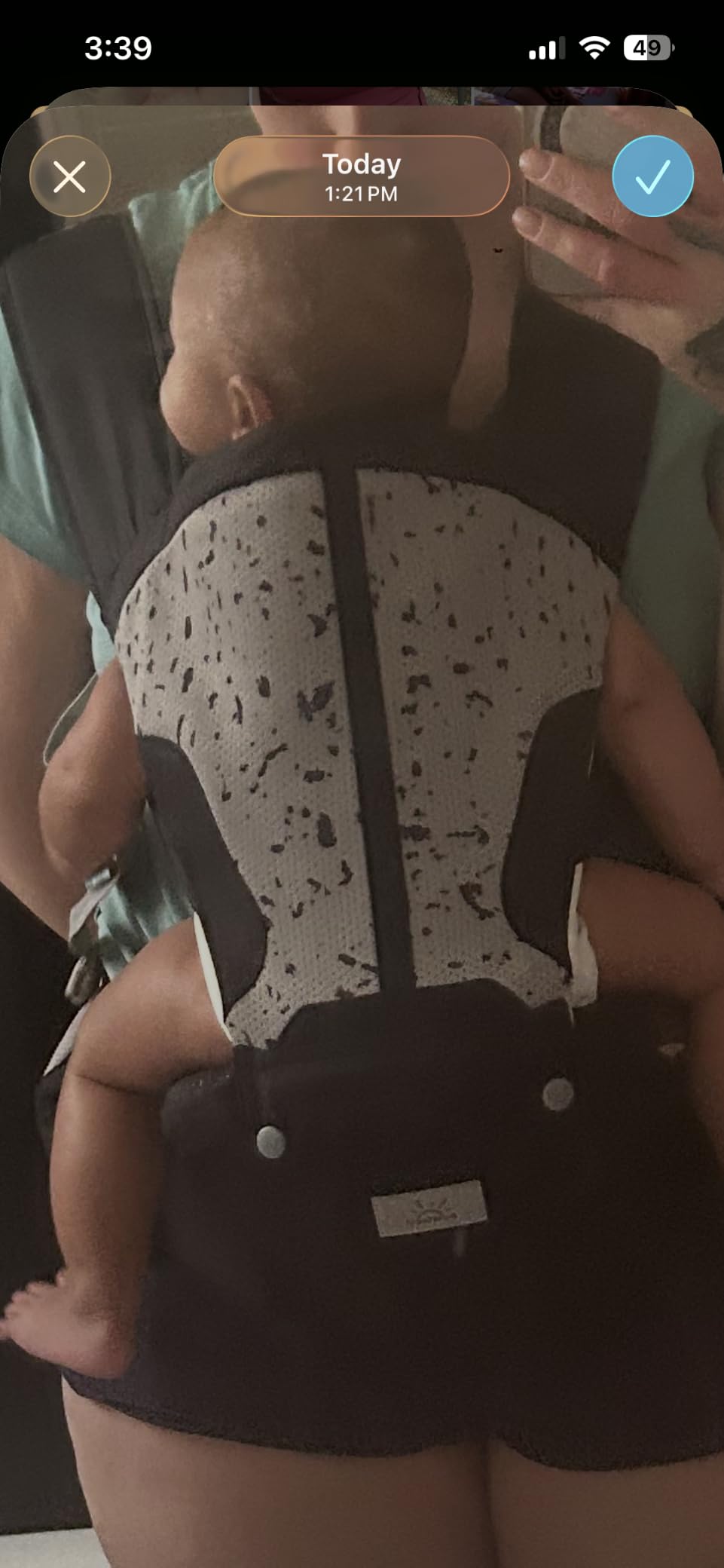 MOMTORY Safety-Certified 6-in-1 Baby Carrier Newborn to Toddler, Black customer photo 1