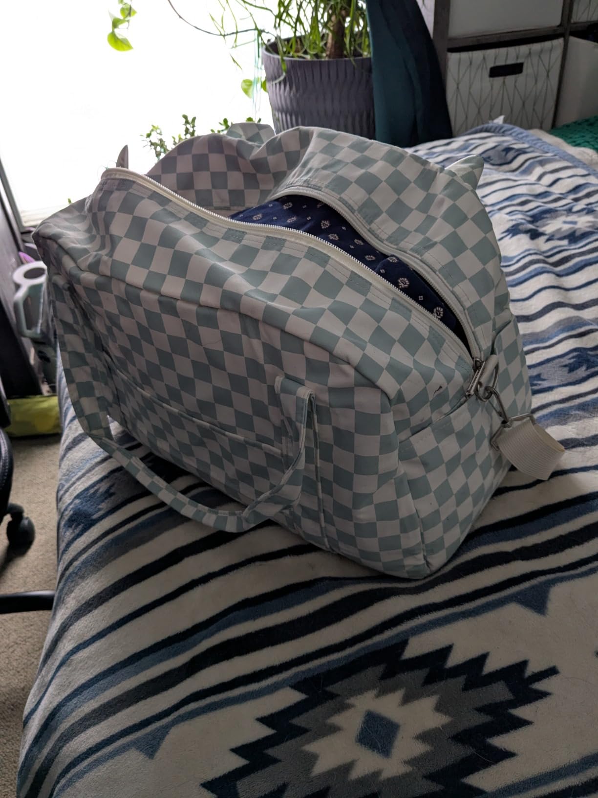Narwey Carry on Duffle Bag Underseat for Airplane, Personal Item Travel Bag customer photo 1