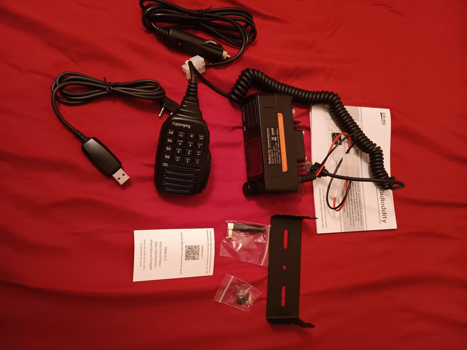 Radioddity DB-25D Pro Dual Band DMR Mobile Radio 20W, for Ham GPS APRS customer photo 1