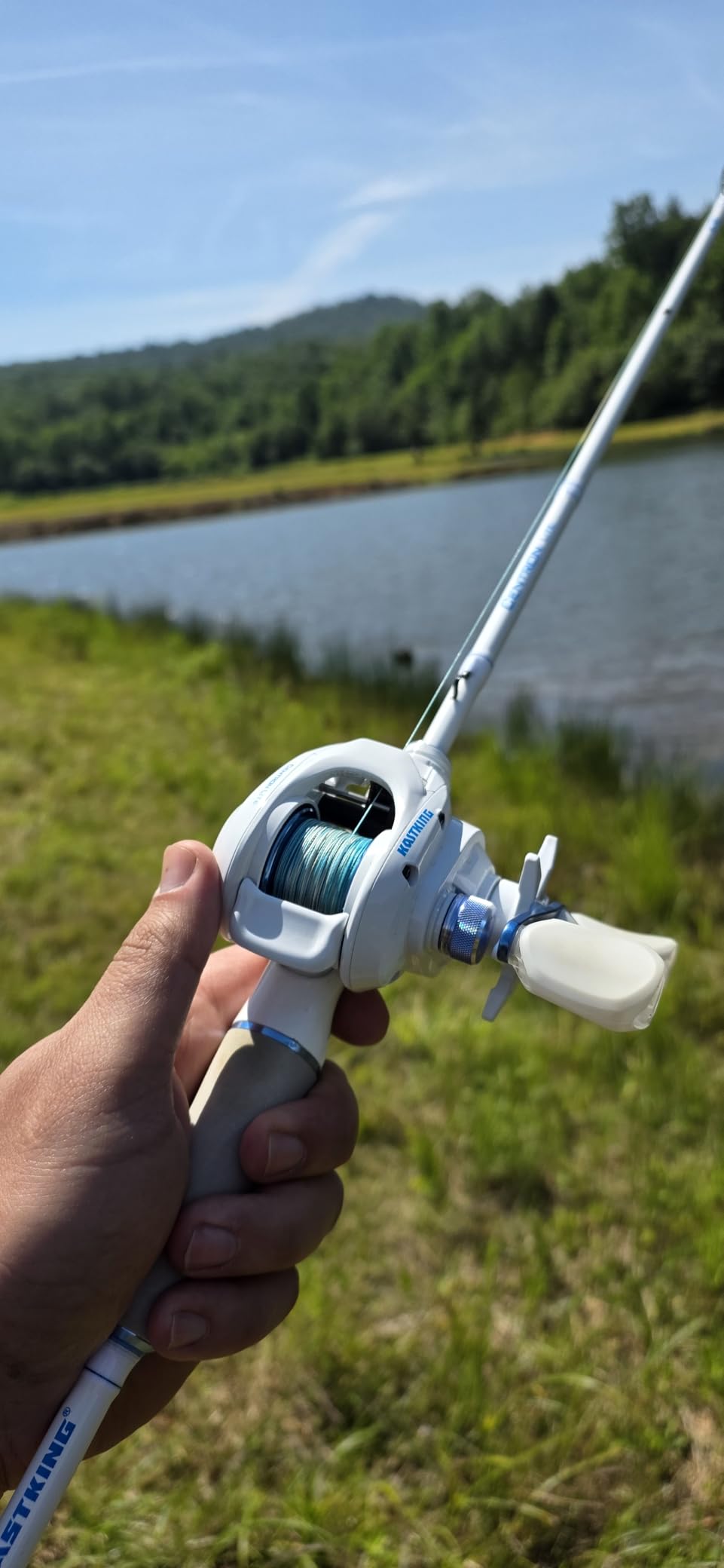 KastKing Centron Lite Fishing Rod and Reel Combo, Baitcaster & Spinning customer photo 2