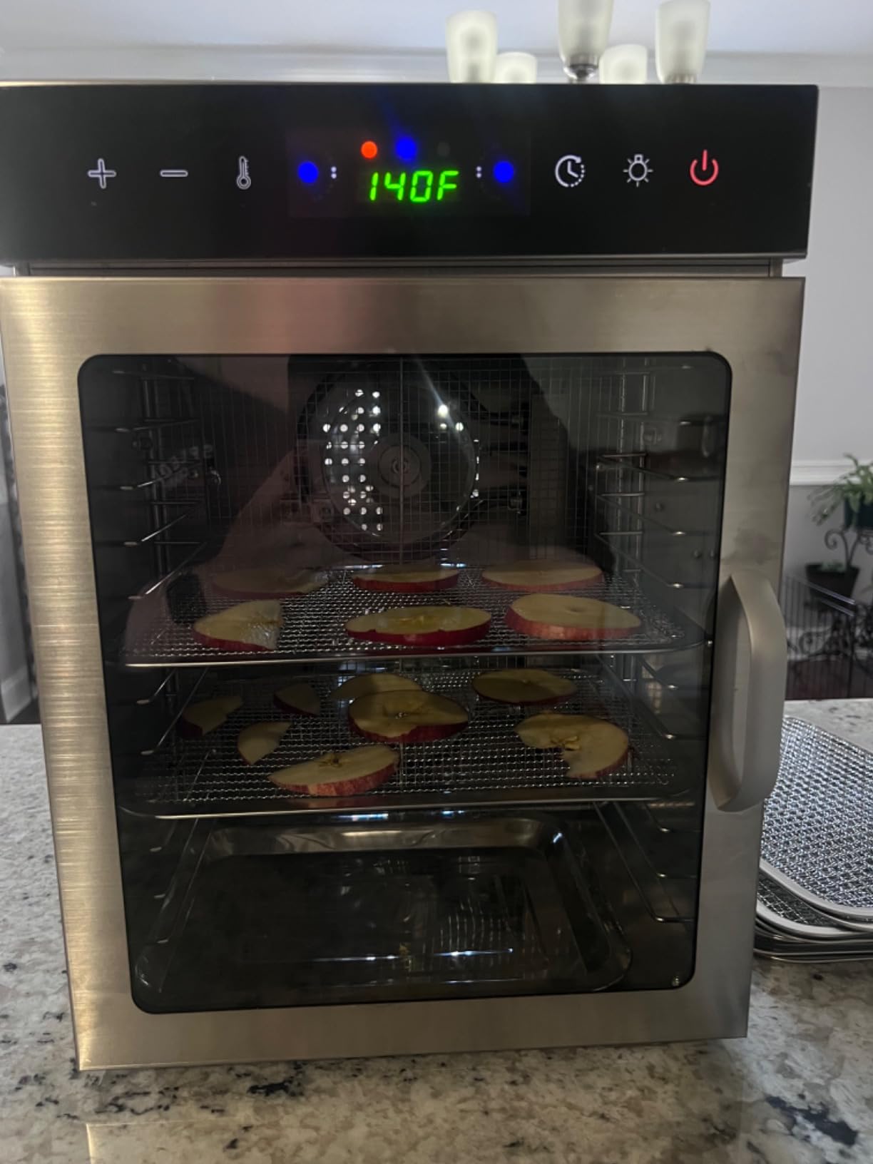 HOPERAN 12 Tray Food Dehydrator Machine for Jerky, Fruit, Herb & Dog Treats customer photo 2