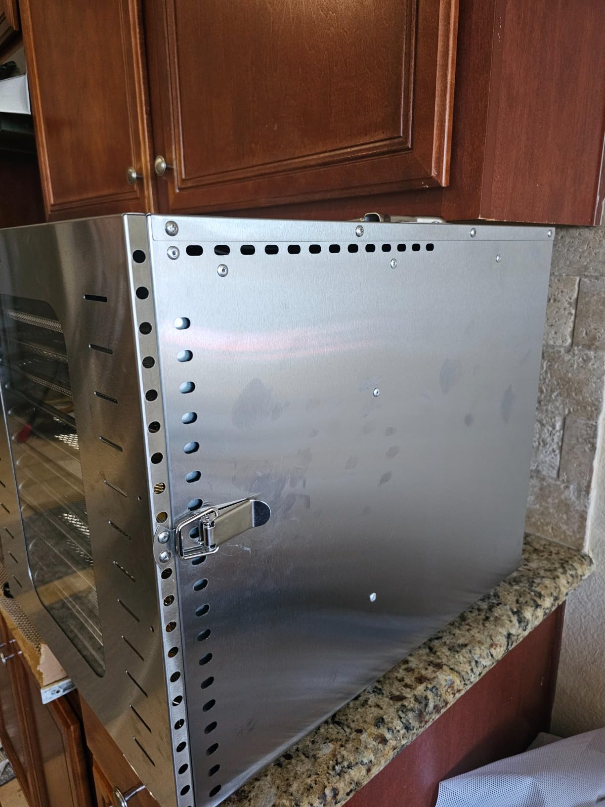 Commercial Large 12 Trays Food Dehydrator, Usable Area up to 22.67ft², 1200W Full Stainless Steel Dryer Machine, up to 190℉ Temperature, for Meat, Fruit, Veggies, Beef, Herbs, Pet Foods customer photo 2