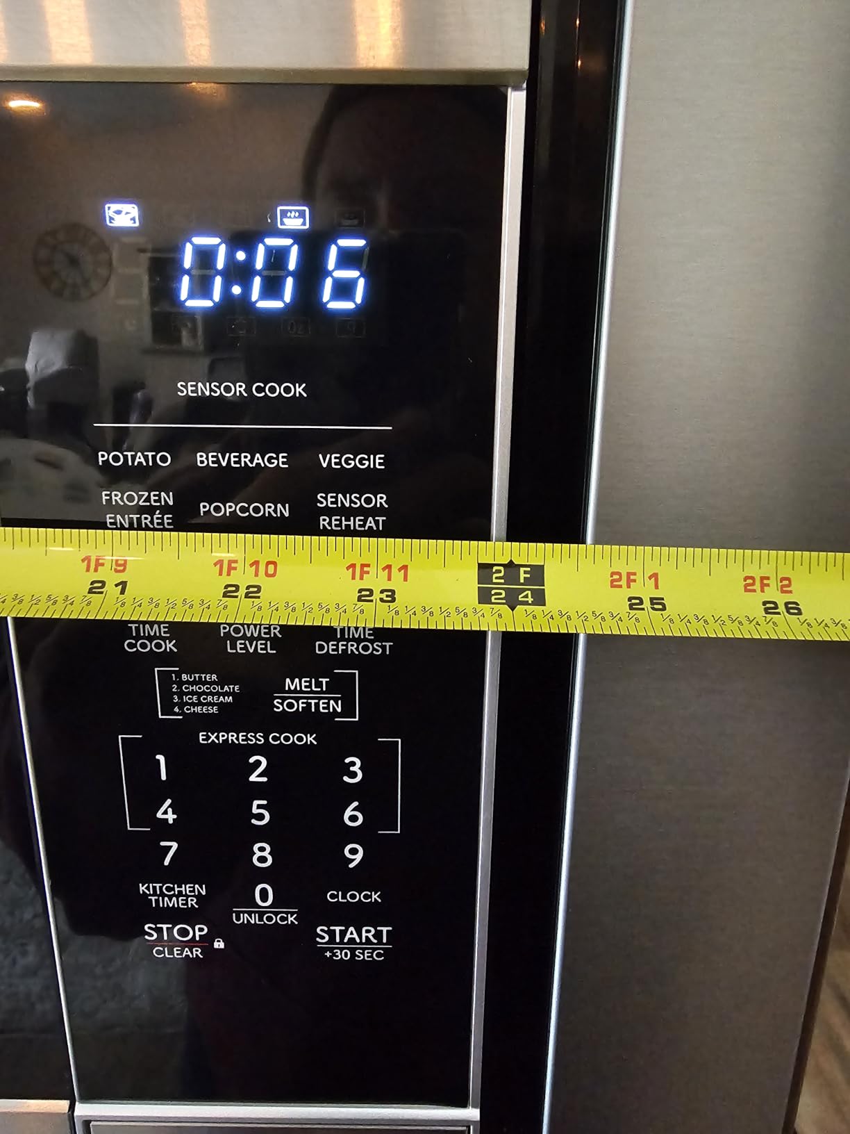 Sharp SMC2266KS 2.2 cu. ft. 1200W Stainless Steel Countertop Microwave Oven customer photo 1