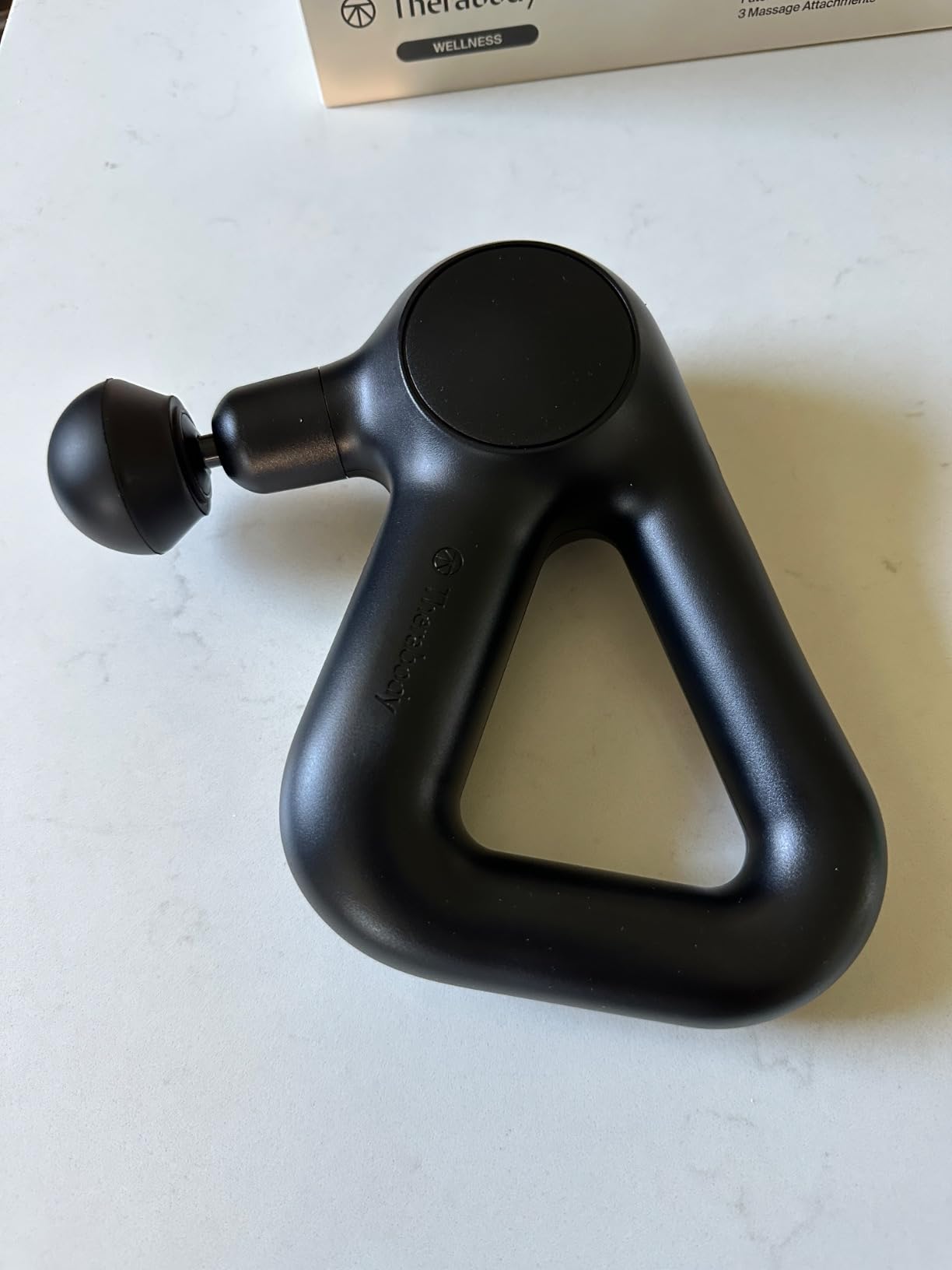 TheraGun Therabody Relief Massage Gun | for Daily Comfort | 3-Speed | Navy customer photo 1