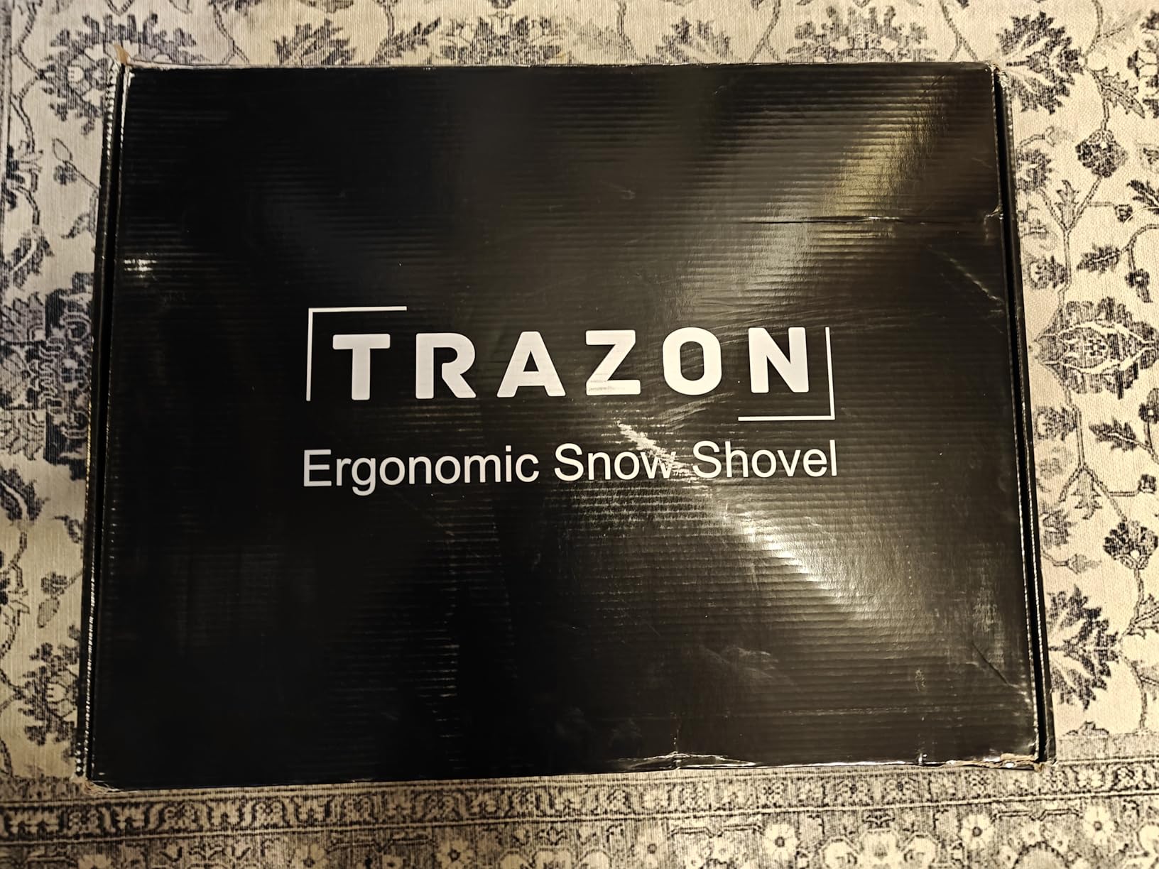 Snow Shovel Heavy Duty for Driveway with Ergonomic Handle to Use Without Backpain for Home Garage Car - Snow Shovel with 18 Inch Blade Large Capacity and 58 Inch Long Ergonomic Handle (Black) customer photo 1
