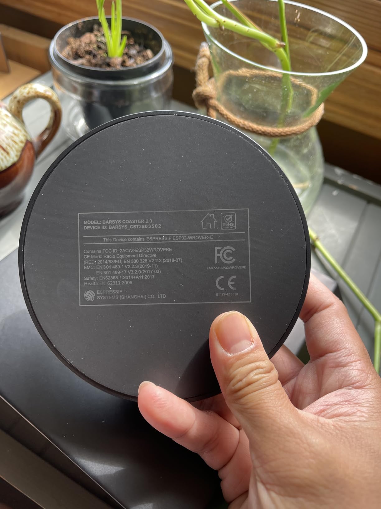 Barsys Smart Coaster 2.0 (Black) – Portable Cocktail Maker & Drink Mixer customer photo 2