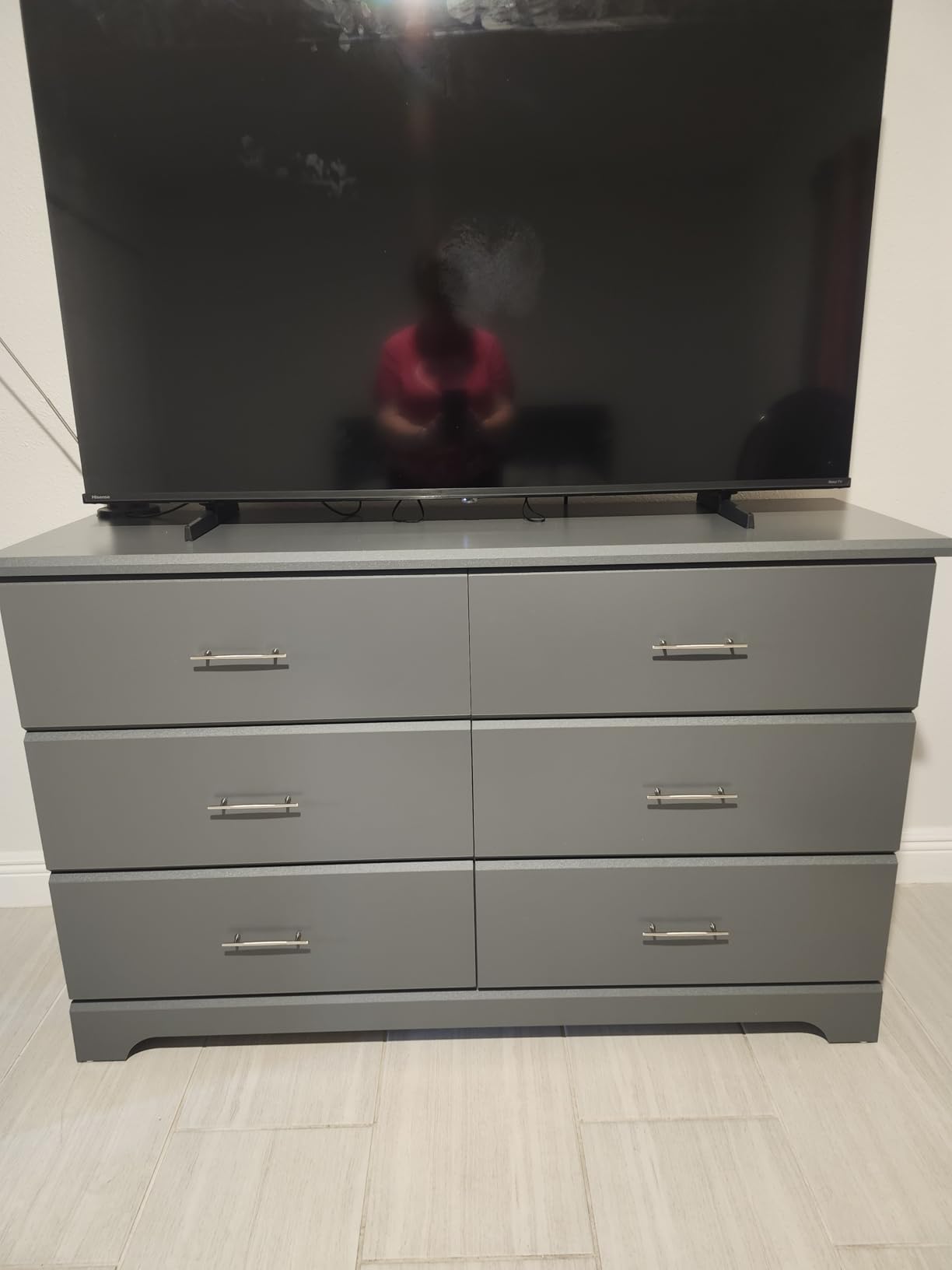 Storkcraft Brookside 6 Drawer Dresser, Driftwood customer photo 2