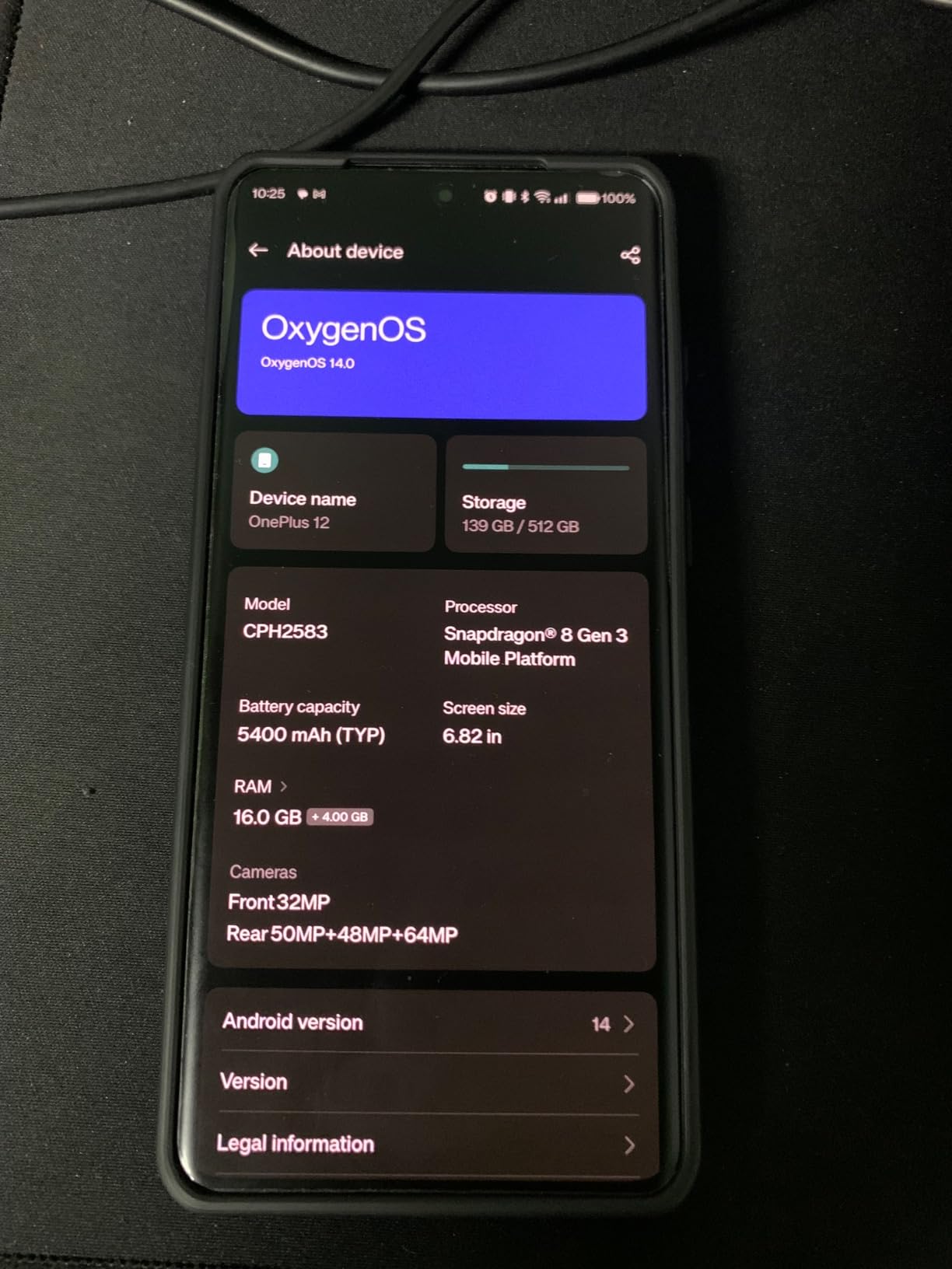 OnePlus 12 Unlocked Android Phone — Snapdragon 8 Gen 3 Phone w/ 16GB RAM, Hasselblad Camera, Dual SIM, 2K 120Hz ProXDR Display, 5400mAh Battery, SUPERVOOC Charging, OxygenOS (512GB, Flowy Emerald) customer photo 2