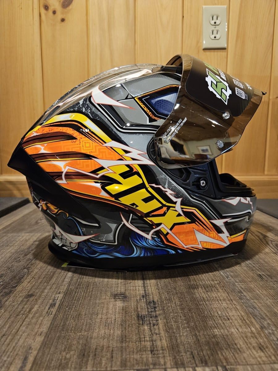 HAX Force Aerodynamic Full Face Motorcycle Helmet for Street Bike DOT & ECE customer photo 1