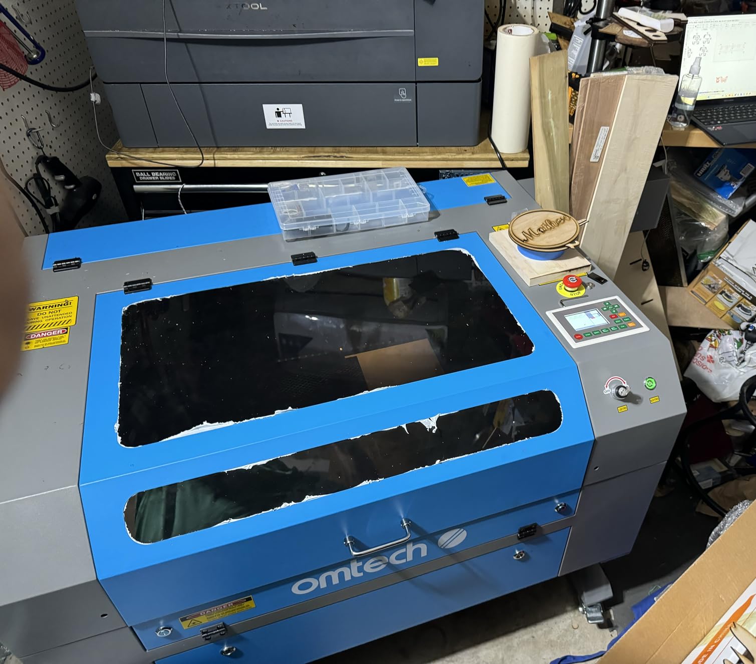 OMTech Maker 100W CO2 Laser Engraver & Cutter with Water Chiller customer photo 1