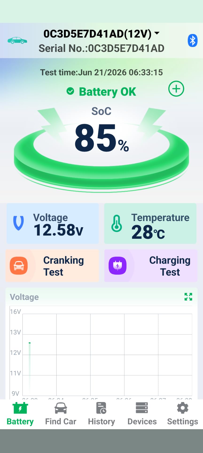 ANCEL BM300 Pro Bluetooth Battery Monitor for 6V, 12V and 24V Systems customer photo 2