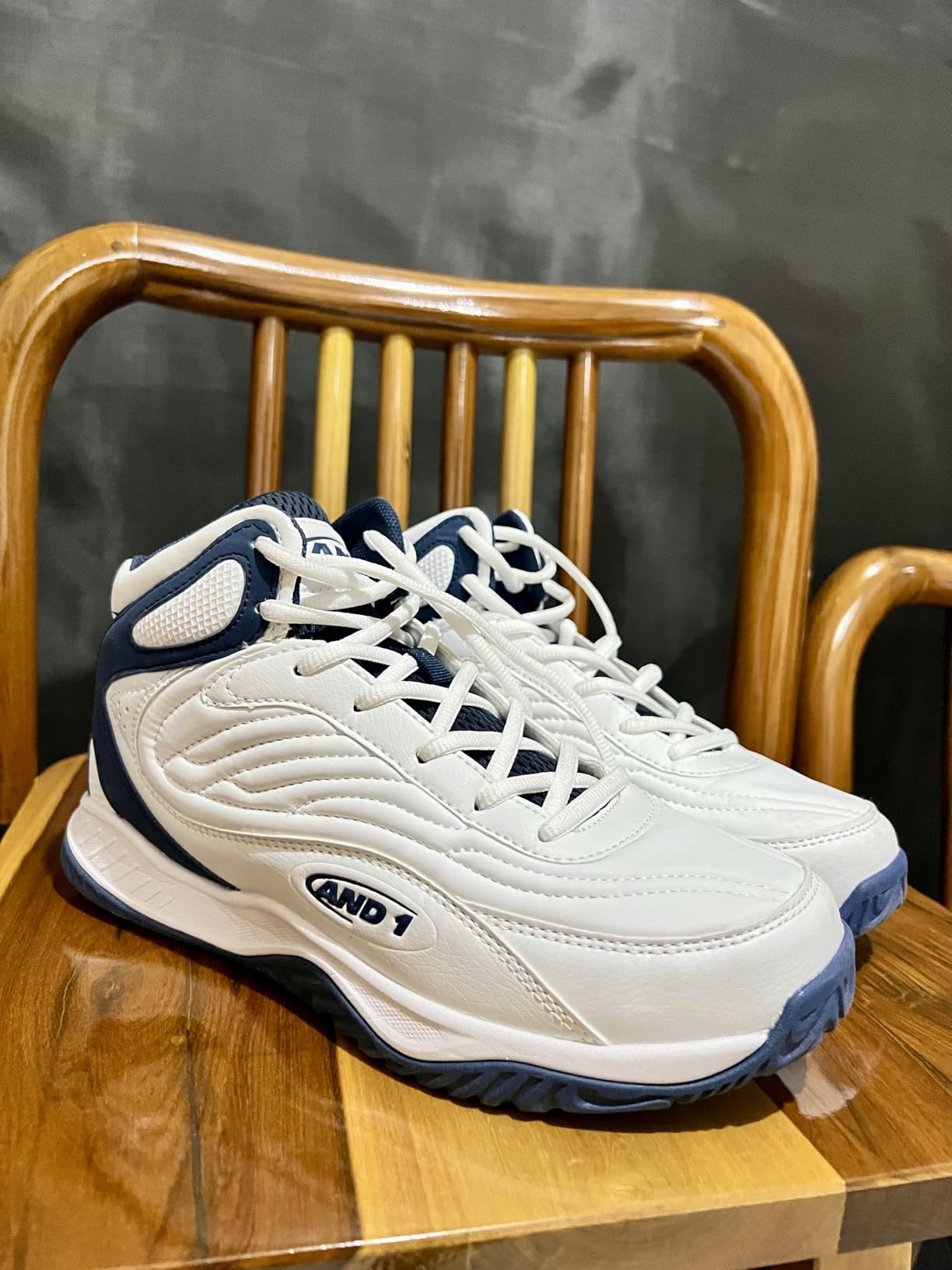 AND1 Pulse 3.0 Basketball Shoes for Men, Indoor or Outdoor, Street or Court Basketball Sneakers Men - Black, Red, or White Size 7 to 15 customer photo 1