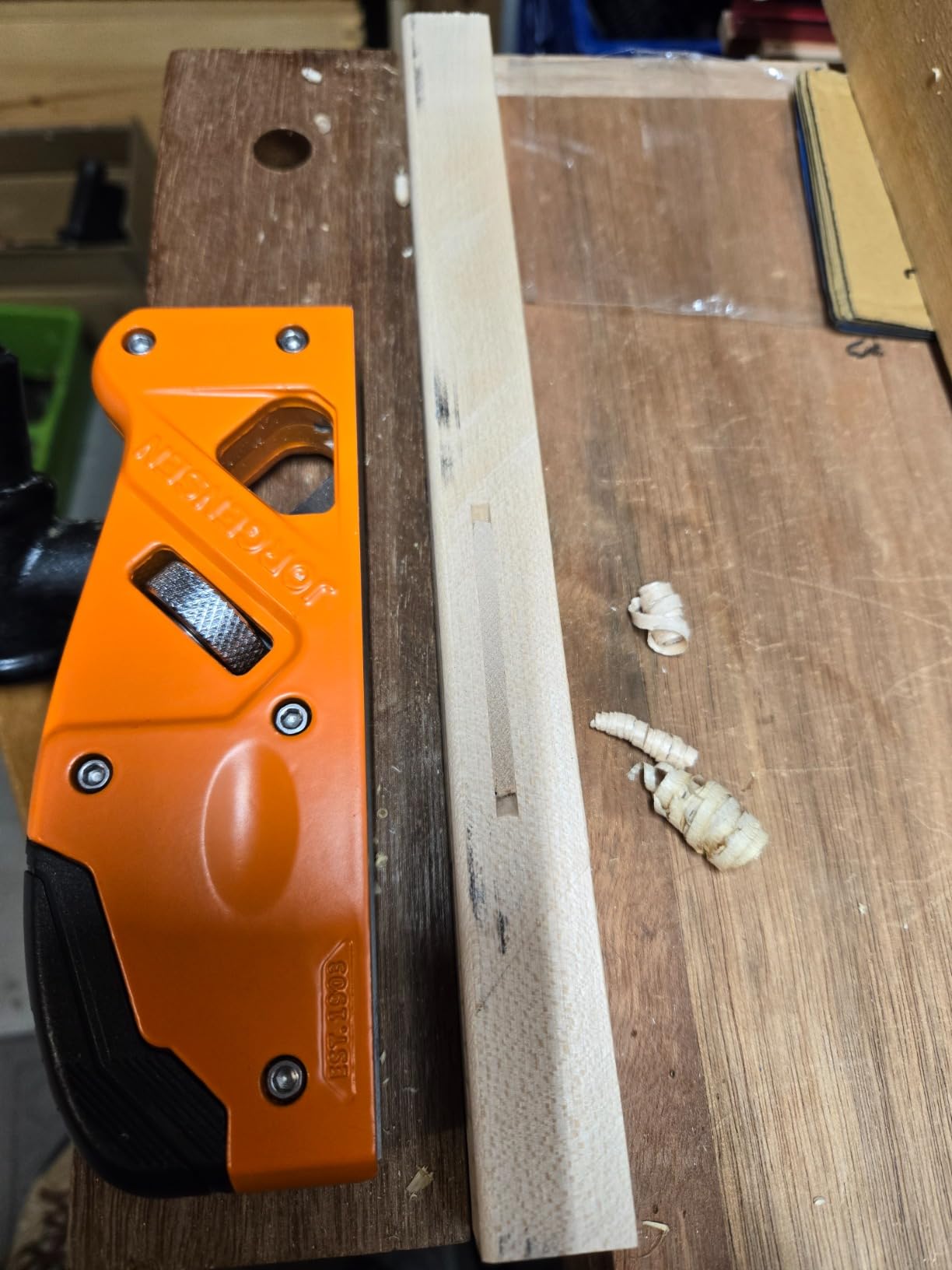 JORGENSEN Chamfer Plane, Edge Corner Plane, 4 Cutter Heads Built-In Storage customer photo 2