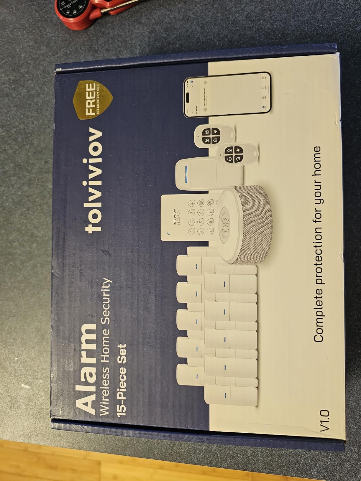 15-Piece WiFi Home Security System, DIY Wireless Alarm Kit, No Subscription | 120dB Loud Alarm, 8-Hour Backup Battery, Instant App Alerts, DIY Installation, No Monthly Fee, Expandable Home Protection customer photo 2