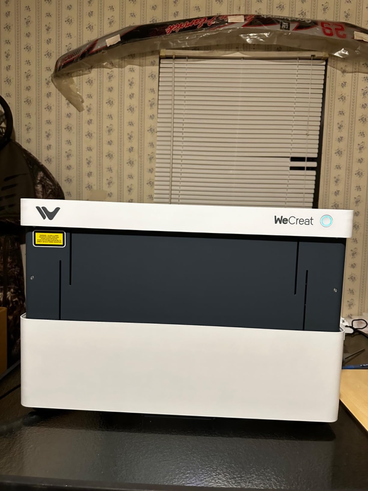 WECREAT Laser Engraver and Cutter, 20W(20,000mW) 4-in-1 Desktop Diode Fully Enclosed Laser Engraver Machine with Rotary, Home Business for Jewelry and Gift Making with Metal Wood Acrylic Leather customer photo 2