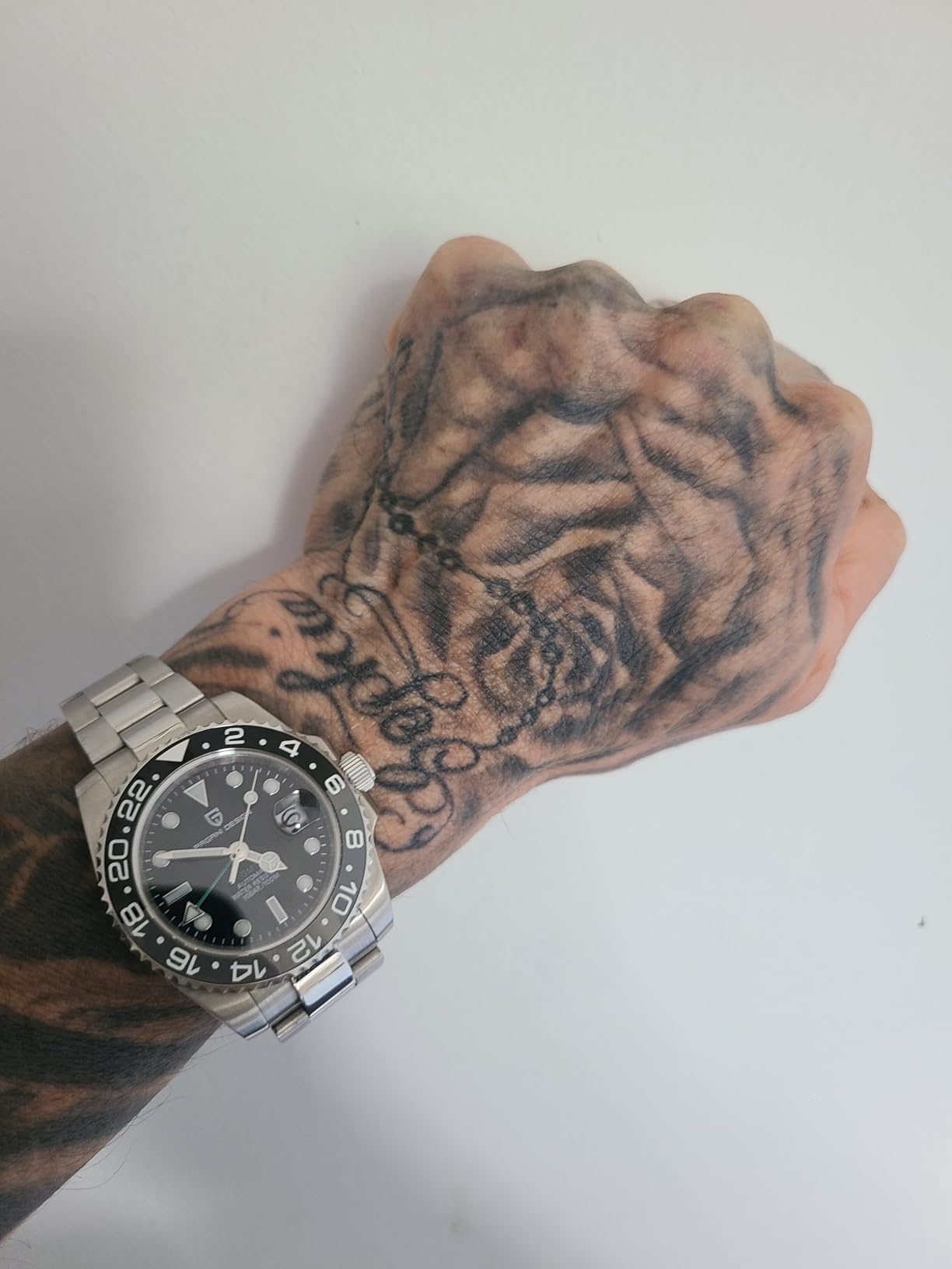 Pagani Design GMT Automatic Mechanical Men's Watch Rotating Ceramic Bezel Stainless Steel Watch with Date Function Men's Sport Watch customer photo 2