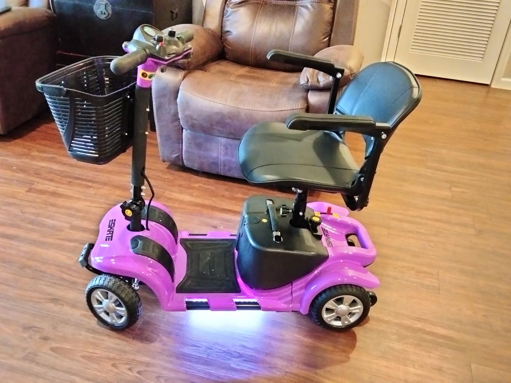 Mobility Scooter for Adults & Senior, Foldable 4 Wheels Electric Scooter customer photo 2
