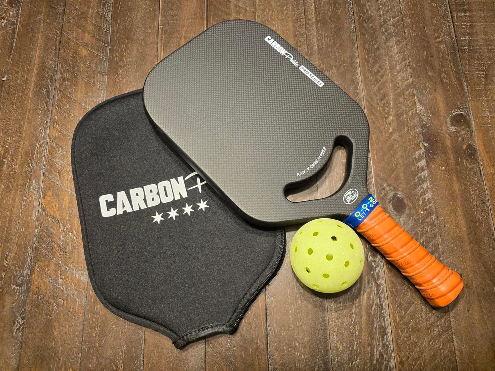 CPX Pro Carbon Fiber Pickleball Paddle - Professional Grade, Matte Finish, Honeycomb Core, Tennis Style Grip - Edgeless Paddle Designed in Chicago, USA customer photo 1