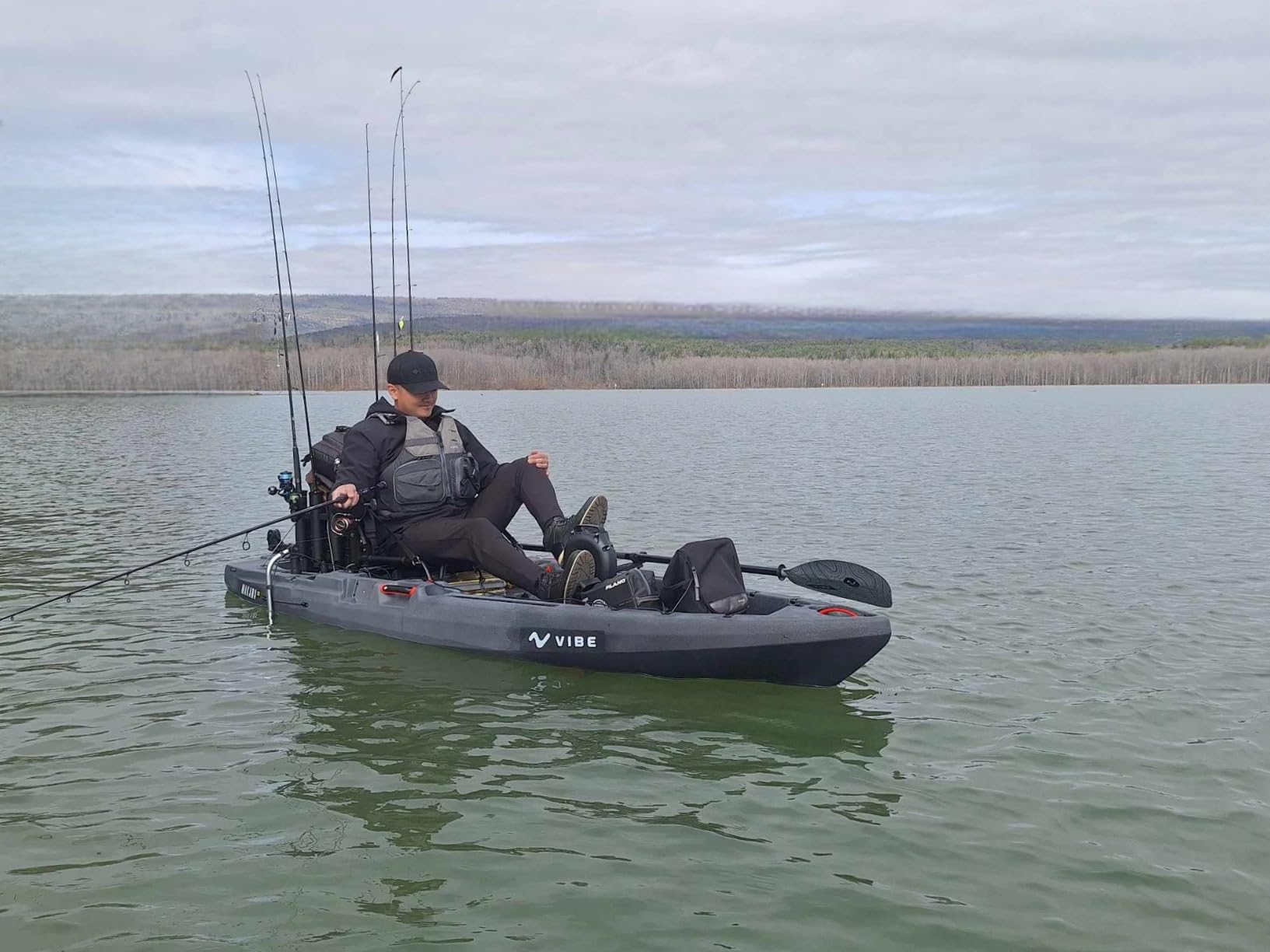 Makana 100 Fishing Kayak with Impulse Drive - 10 Ft, Customizable, Lightweight with Ample Storage | Includes Vibe Hero Seat 2.0, Impulse Drive and Rudder customer photo 1
