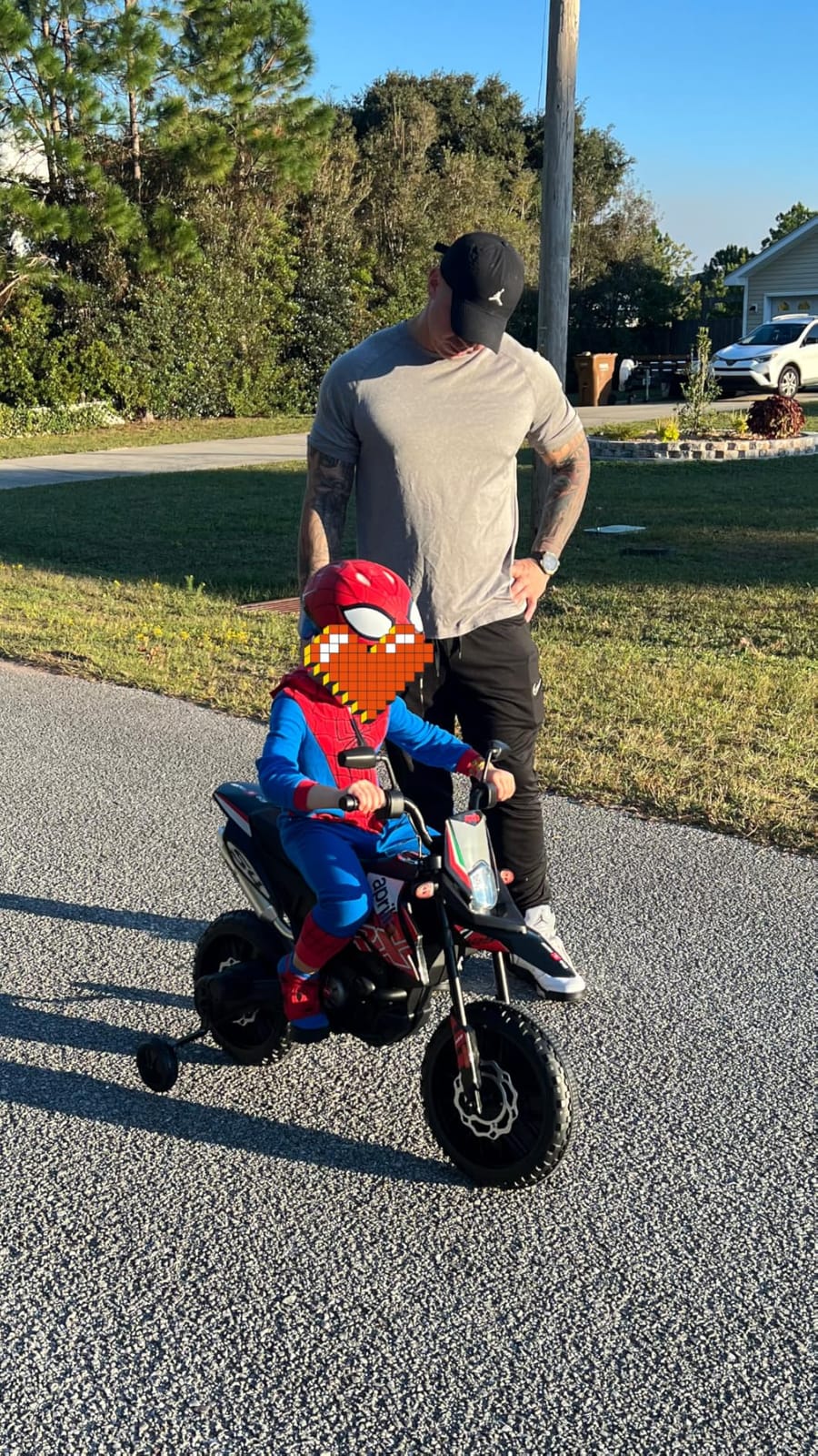 OLAKIDS Kids Motorcycle, Licensed Aprilia RX125 12V Ride on Electric Dirt Bike Motorbike with Training Wheels, Spring Suspension, Bluetooth, USB, Lights customer photo 2